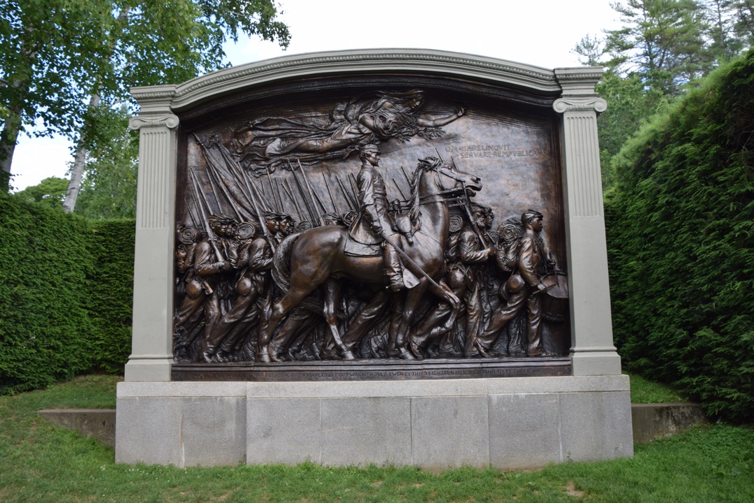 Copy of the Shaw Memorial at Saint-Gaudens