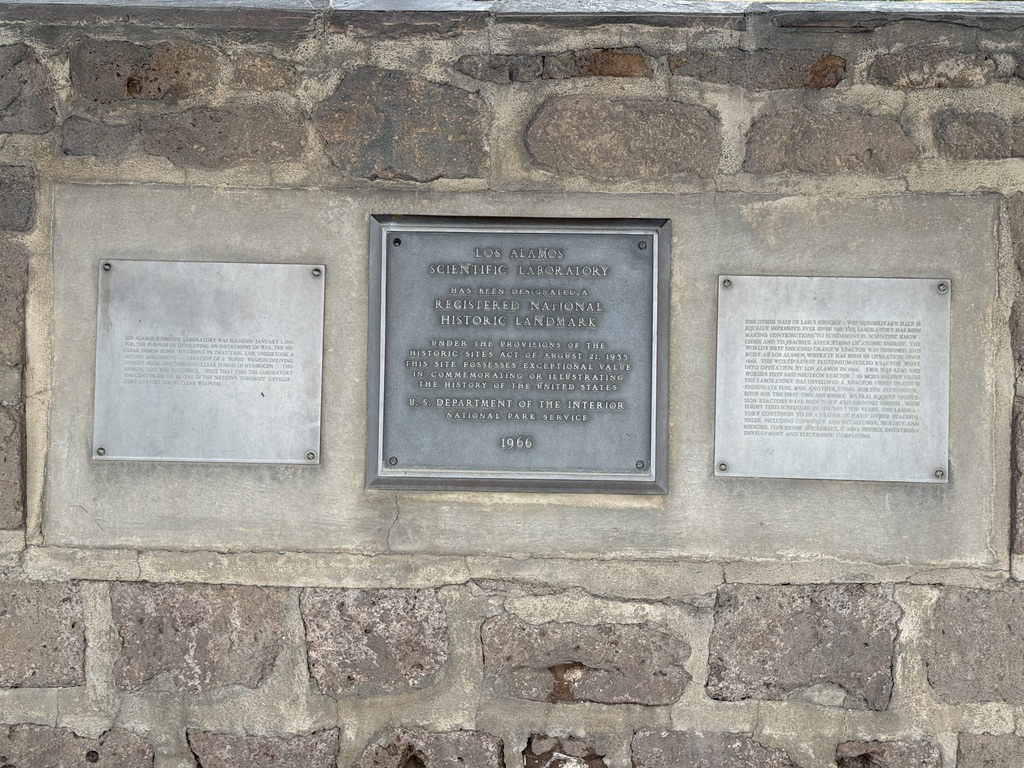 Los Alamos Scientific Laboratory marker