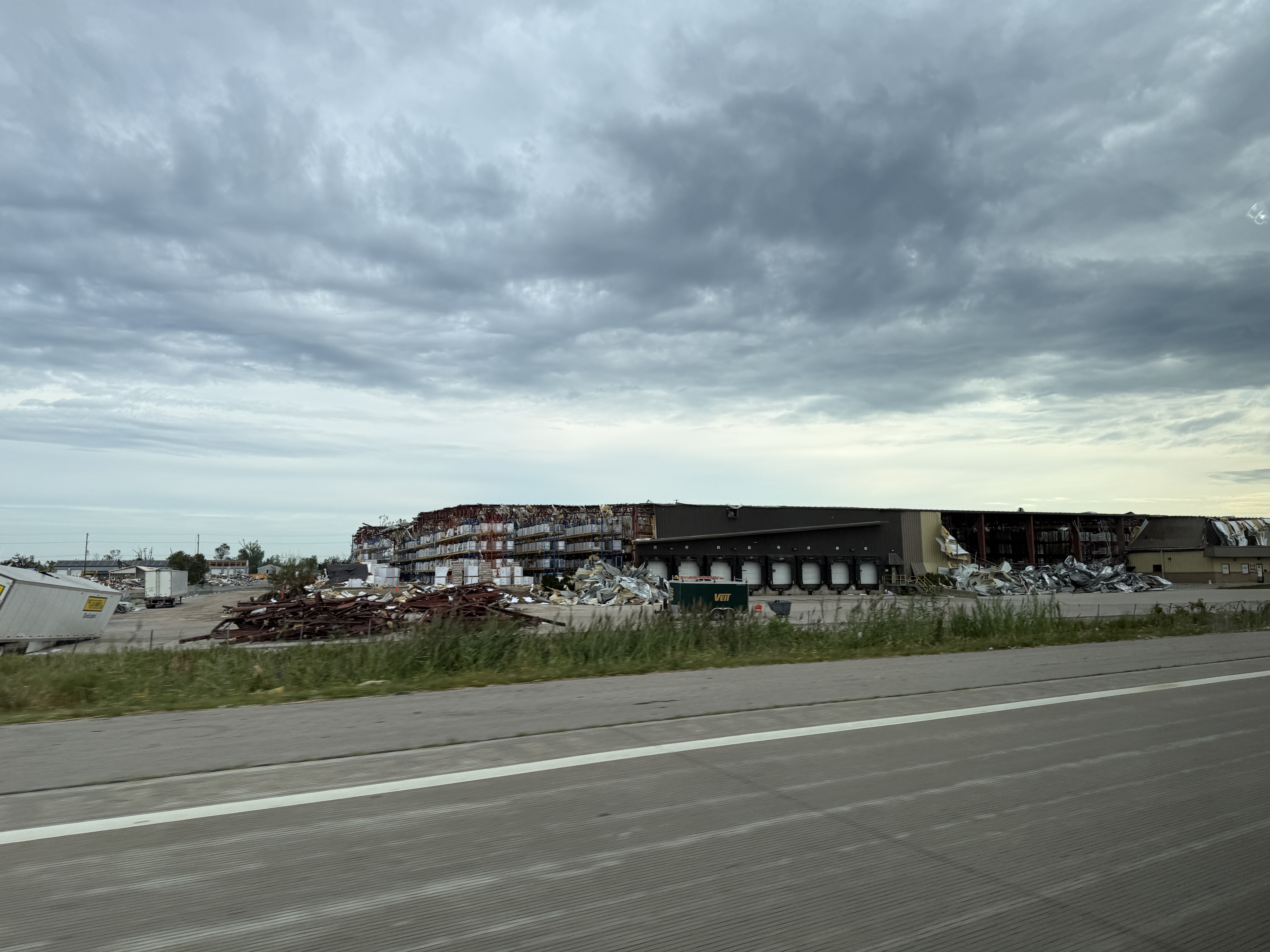 Tornado damage in Appleton