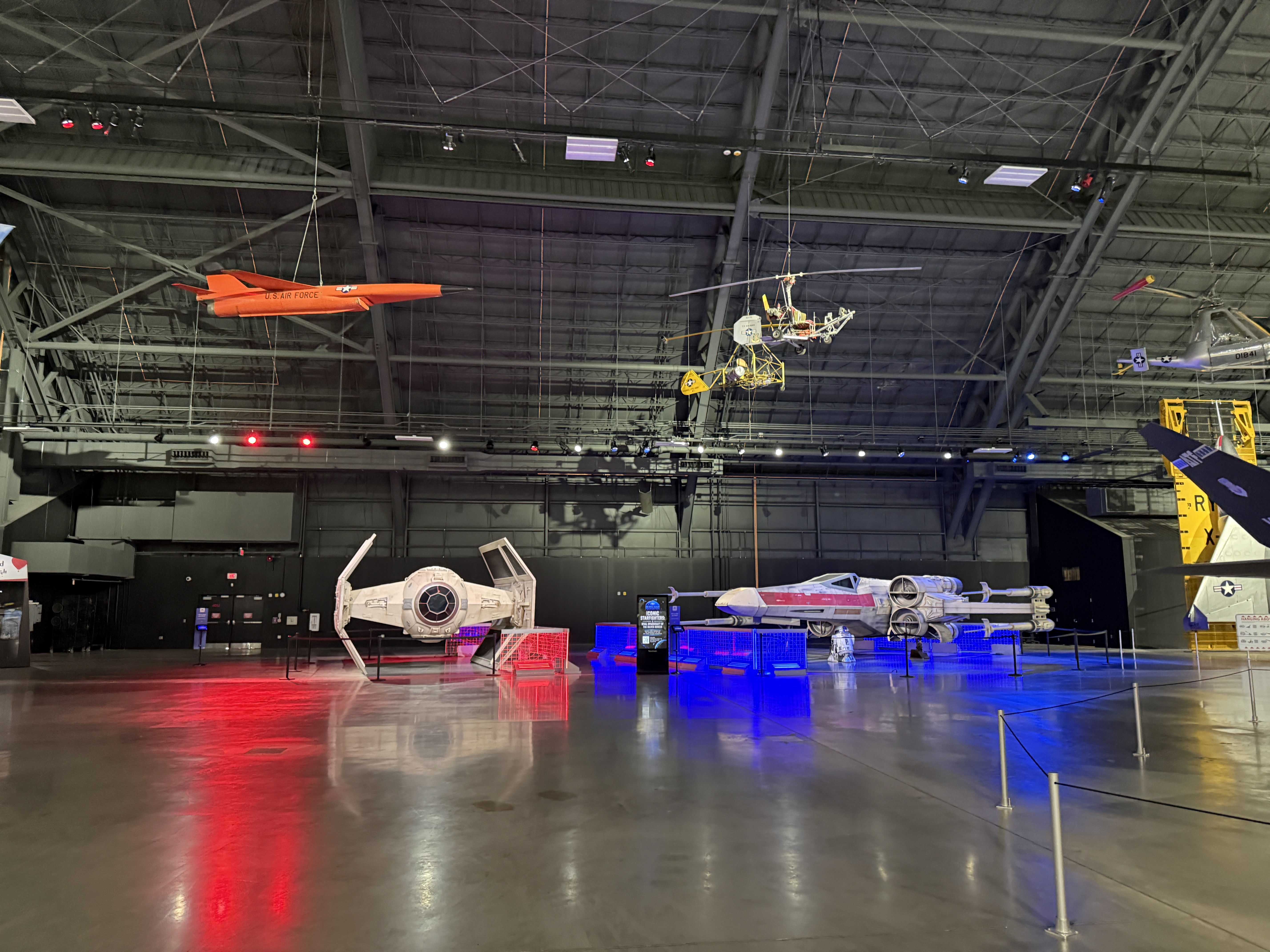 Opposing forces at the National Museum of the US Air Force