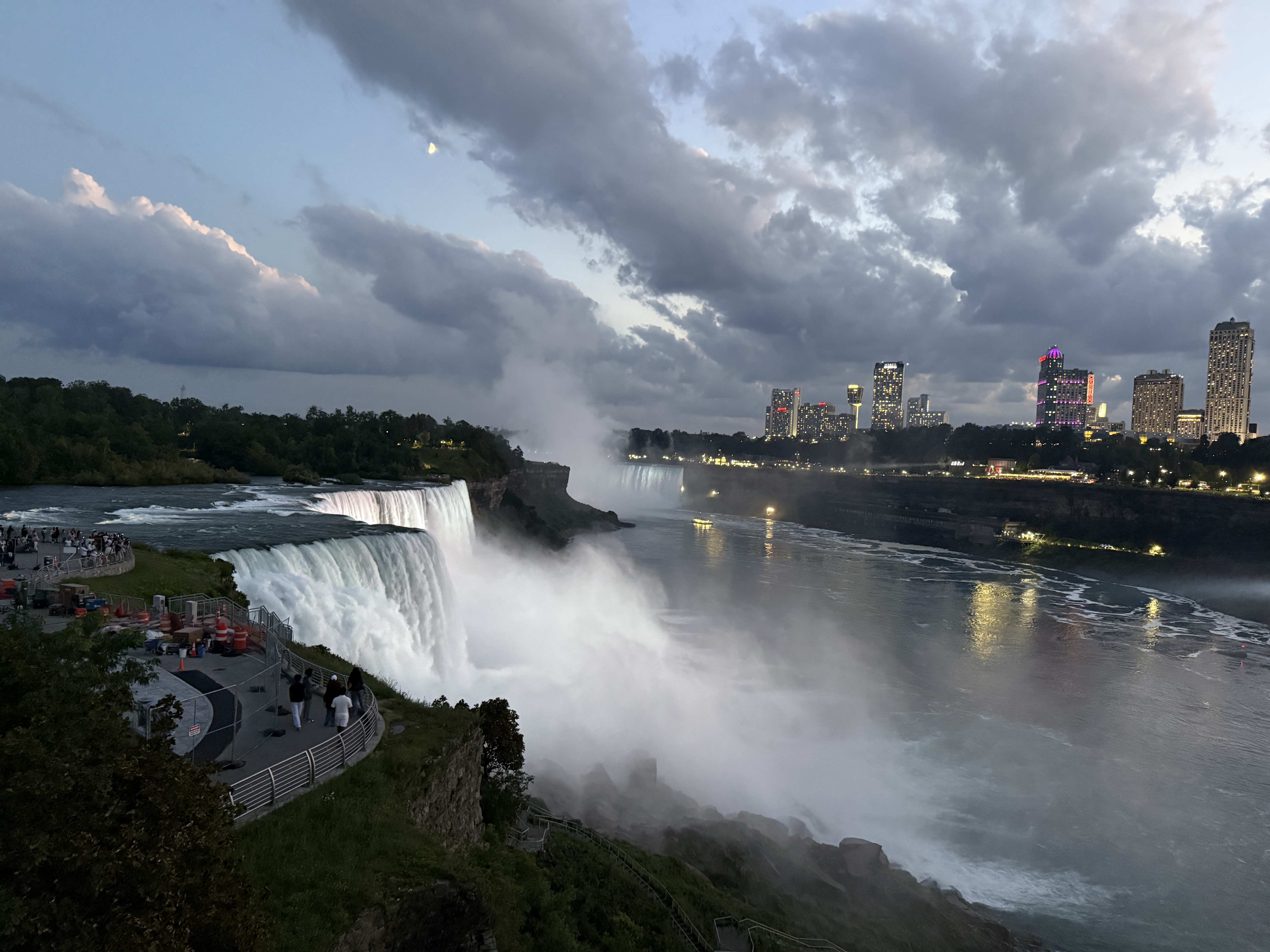 Looking towards Hamilton, Ontario, from Niagara Falls