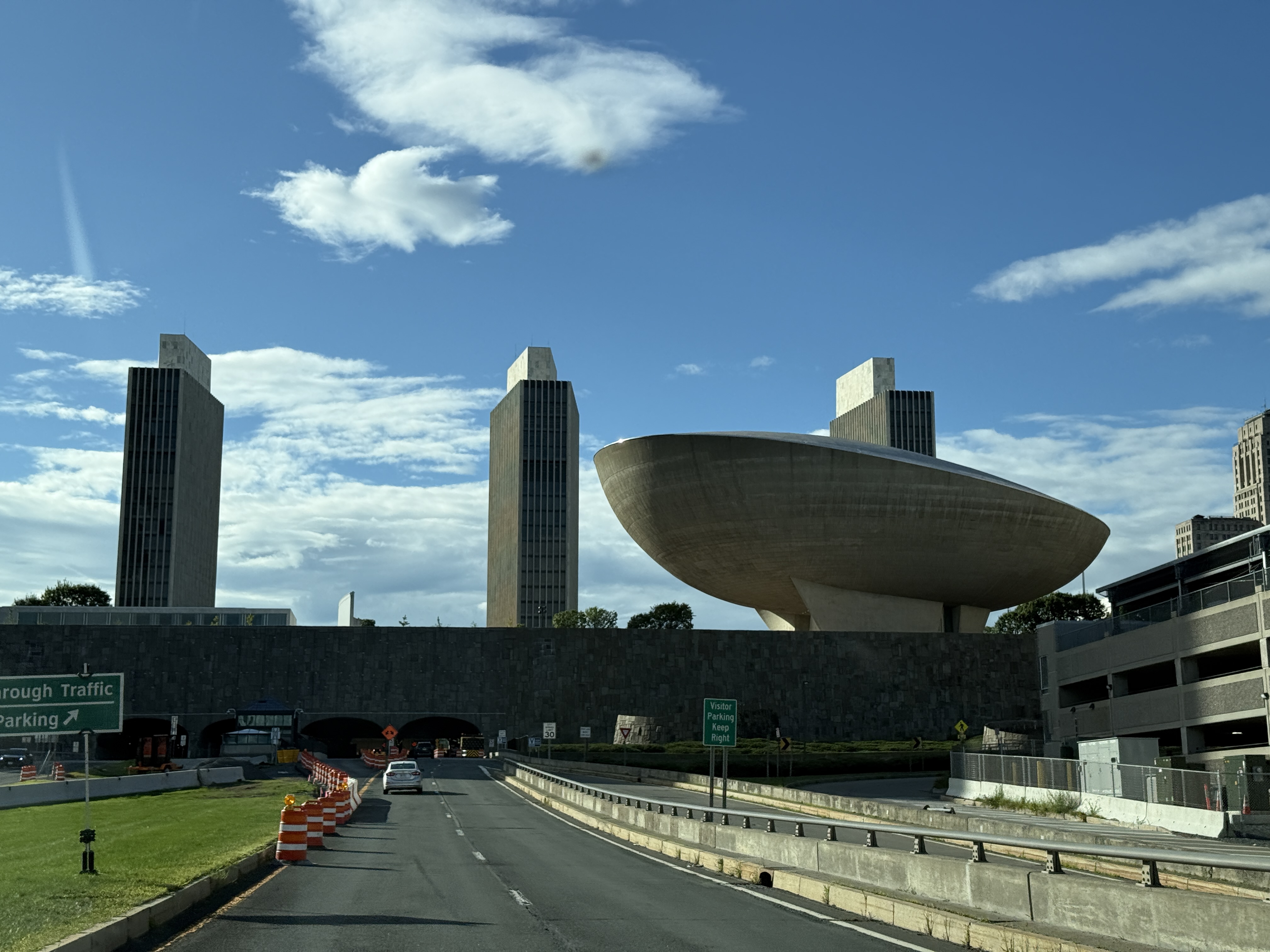 Empire State Plaza and The Egg in Albany, NY