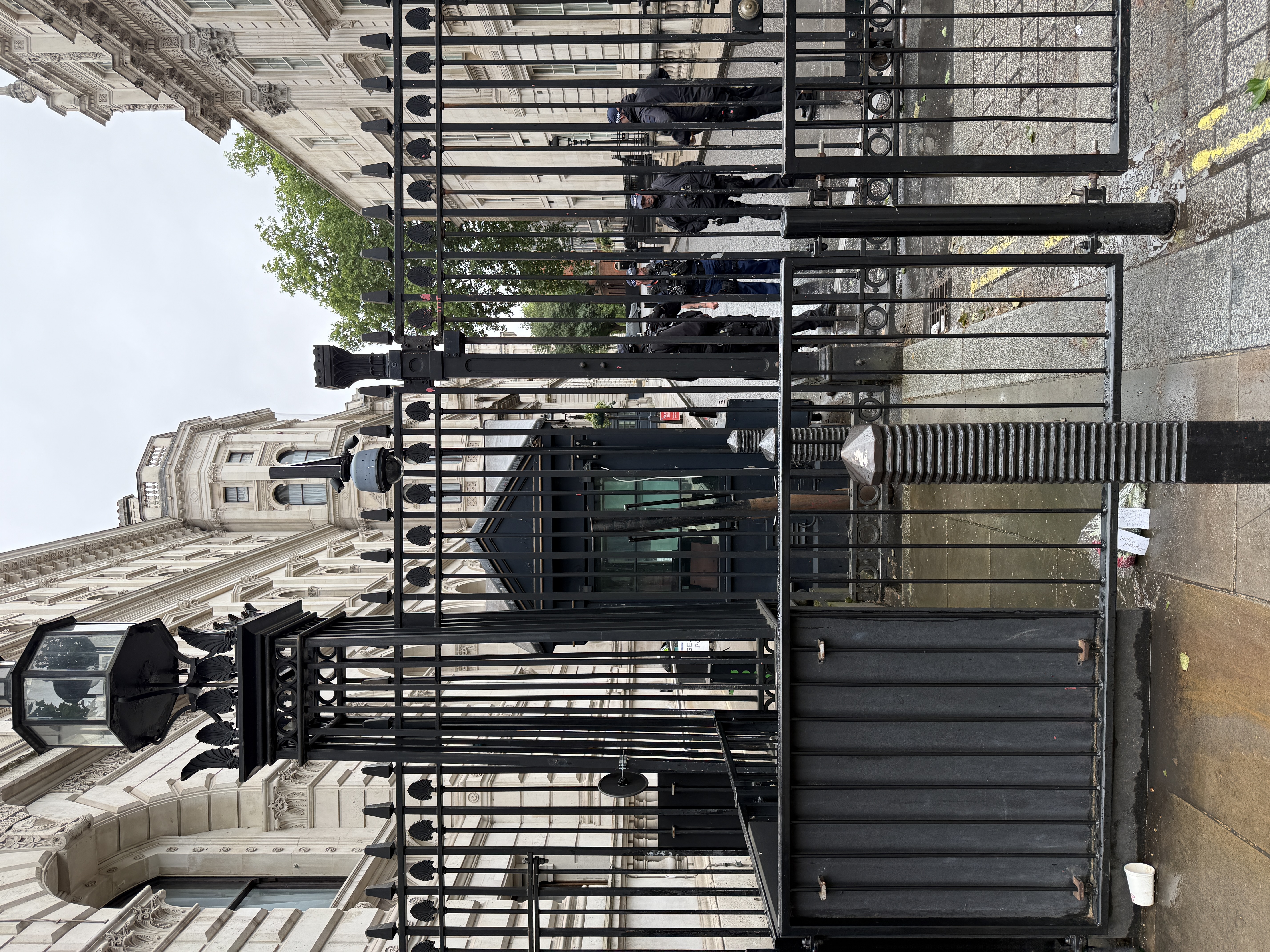 The entrance to 10 Downing Street