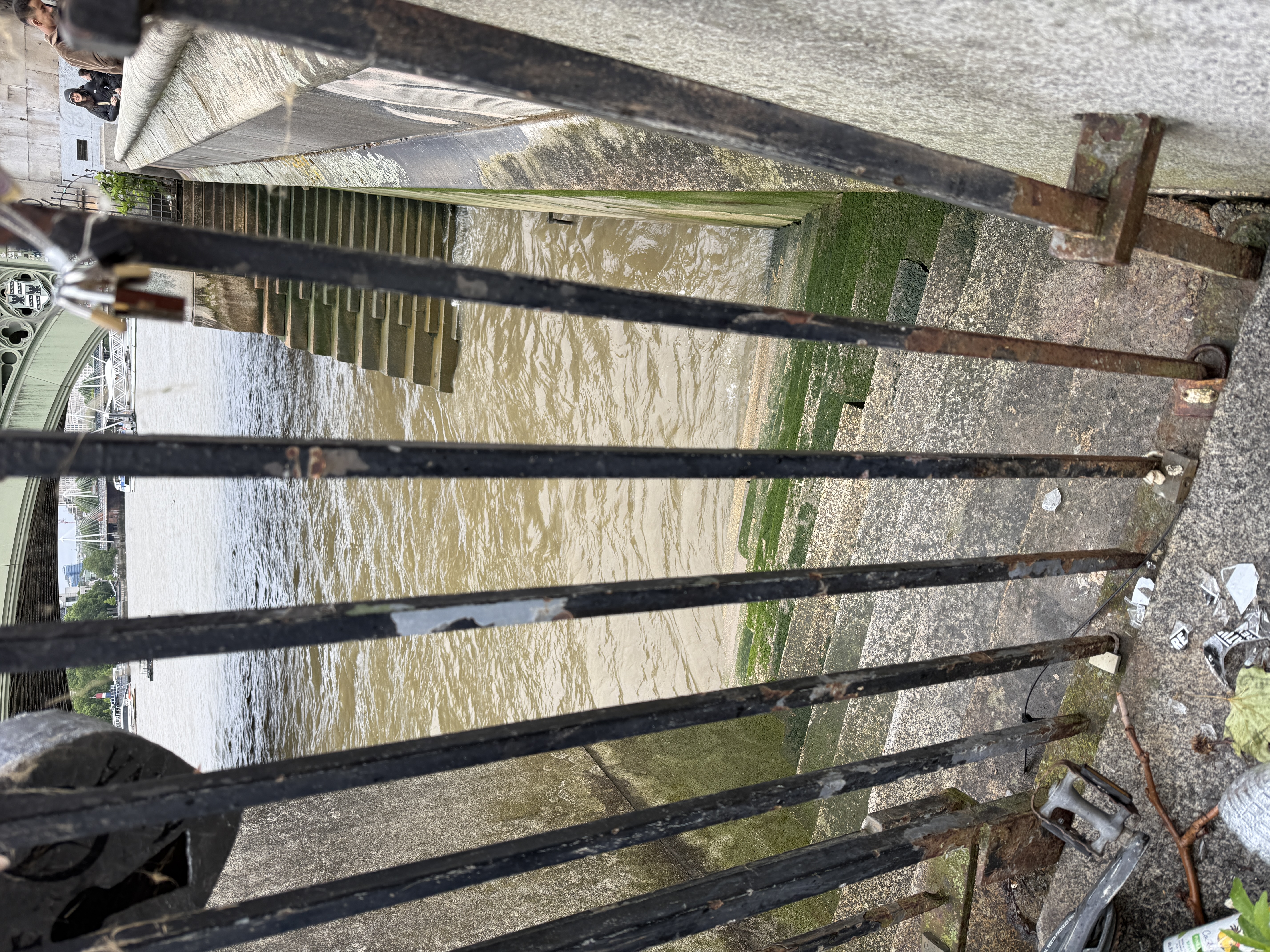 Watermen's stairs on the Thames
