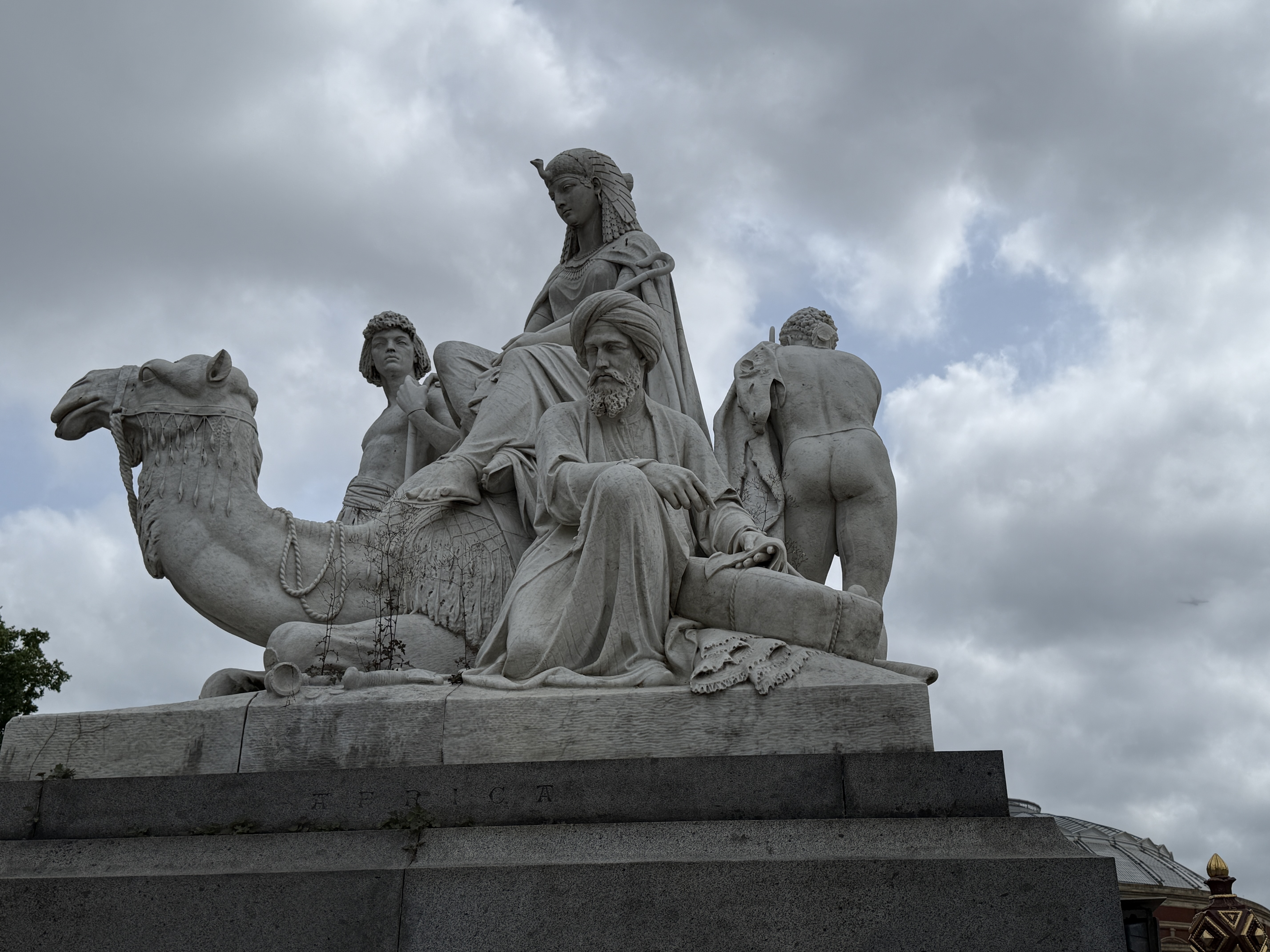 Statue on the Albert Memorial