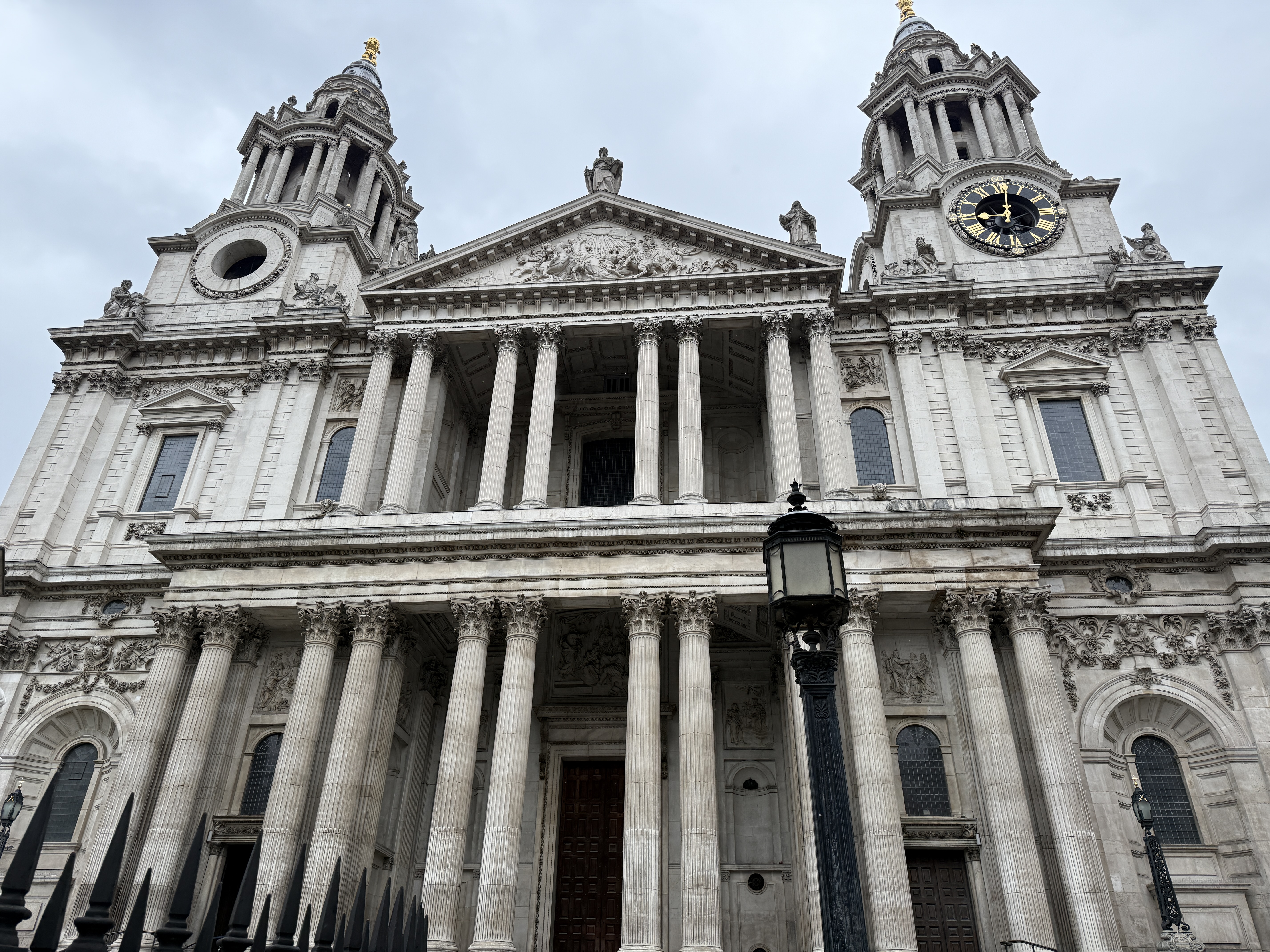 The western facade of St. Paul's
