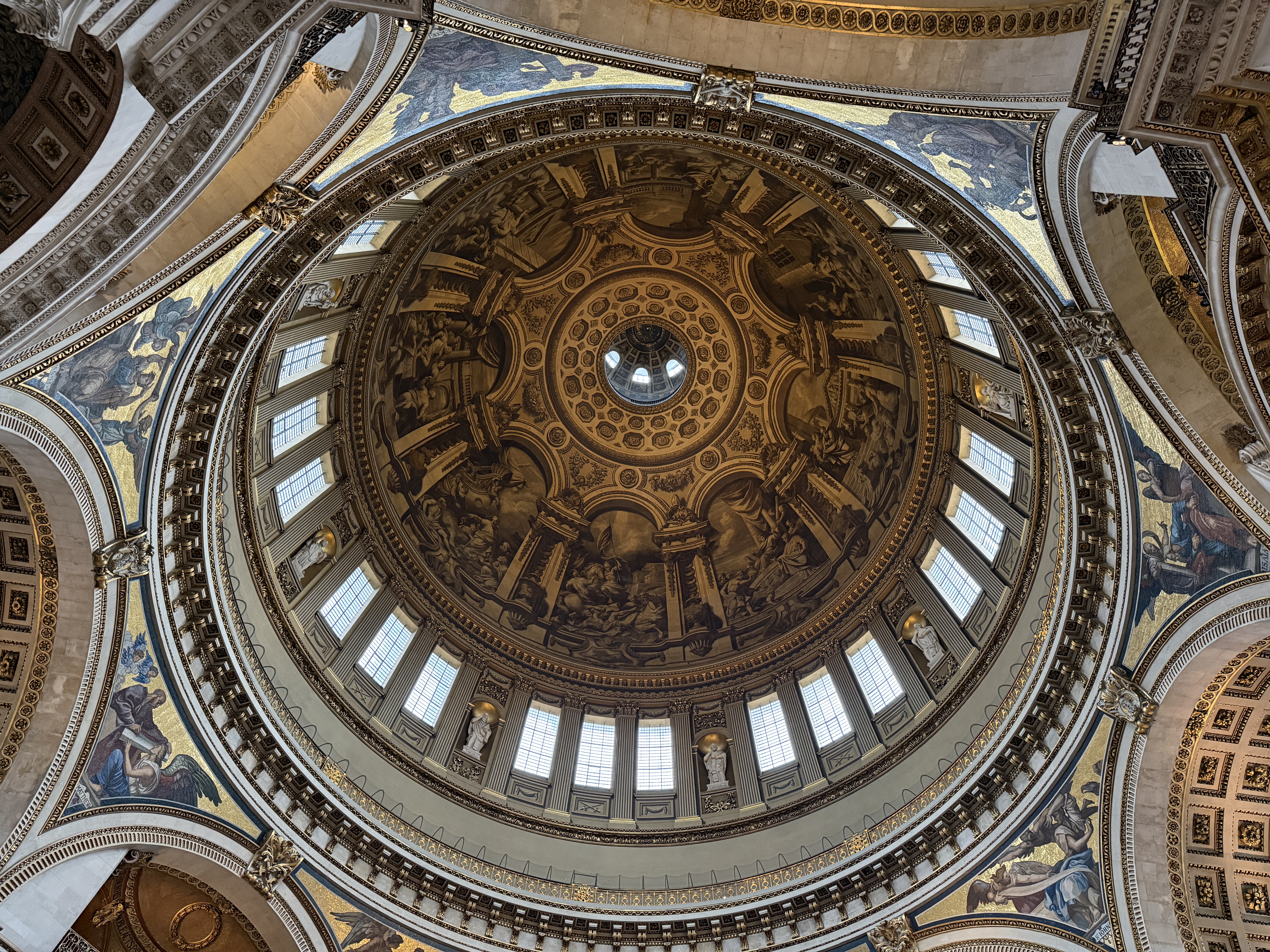 Looking up to the dome