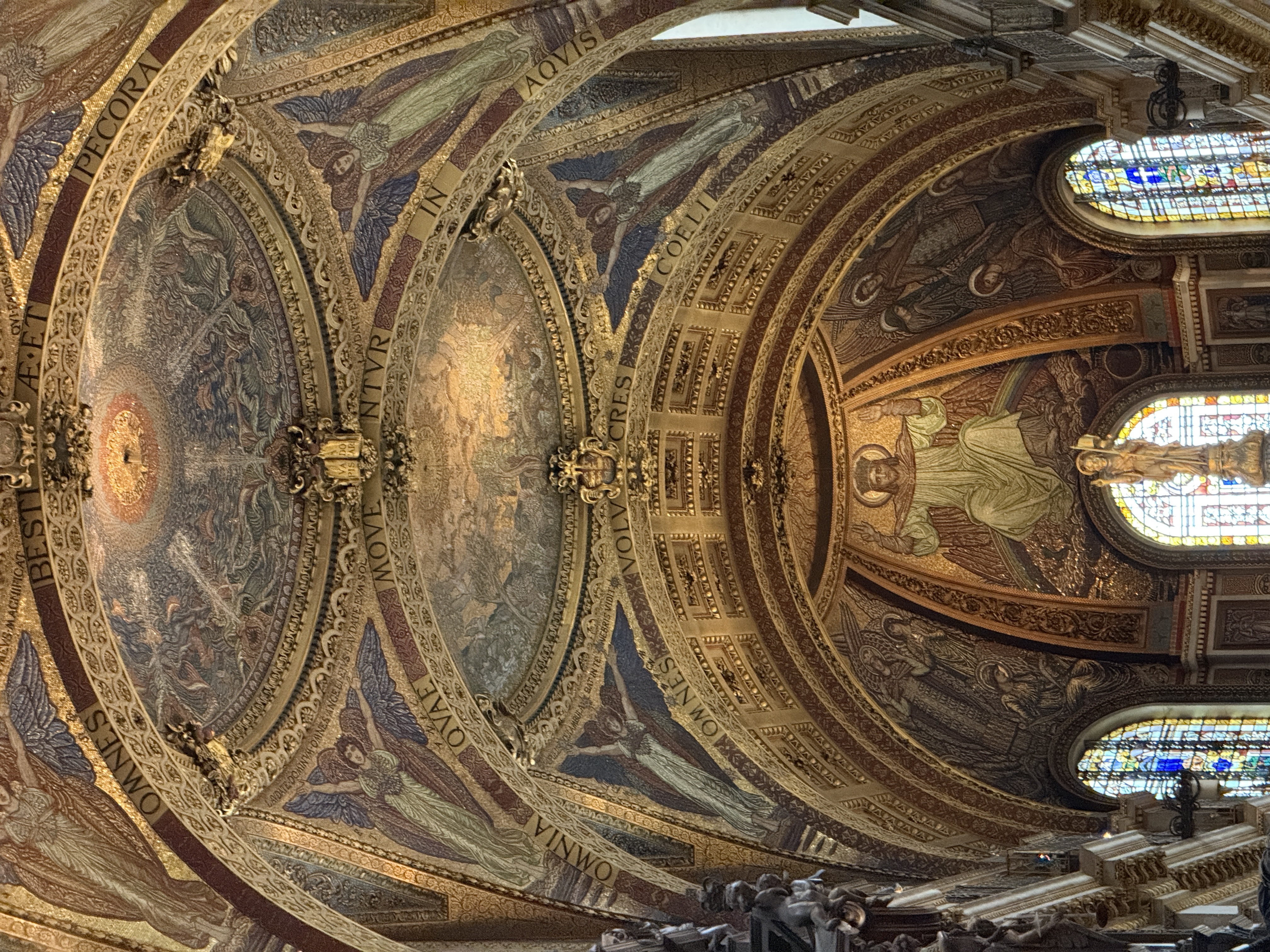 The Quire ceiling