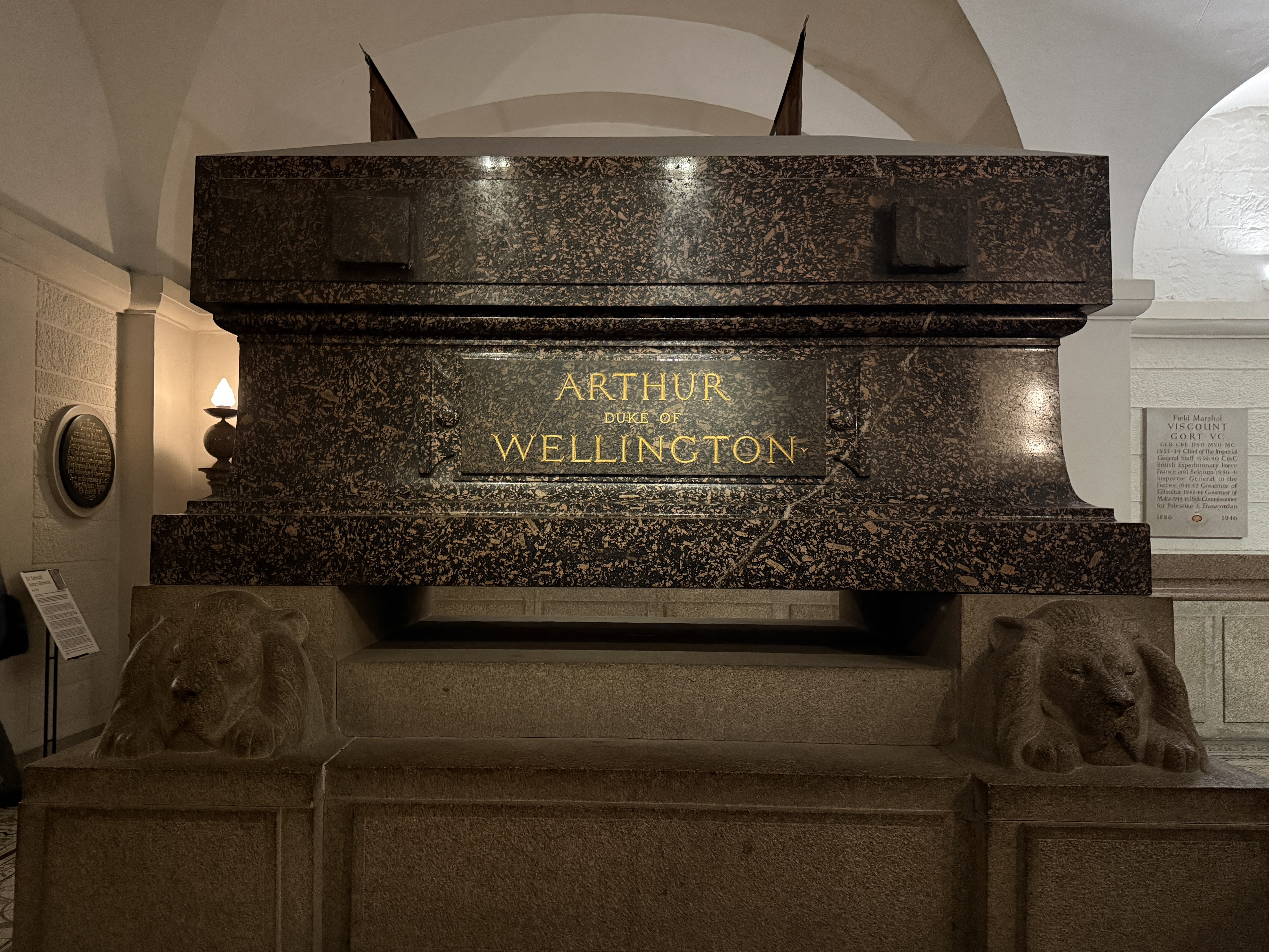 Wellington's tomb