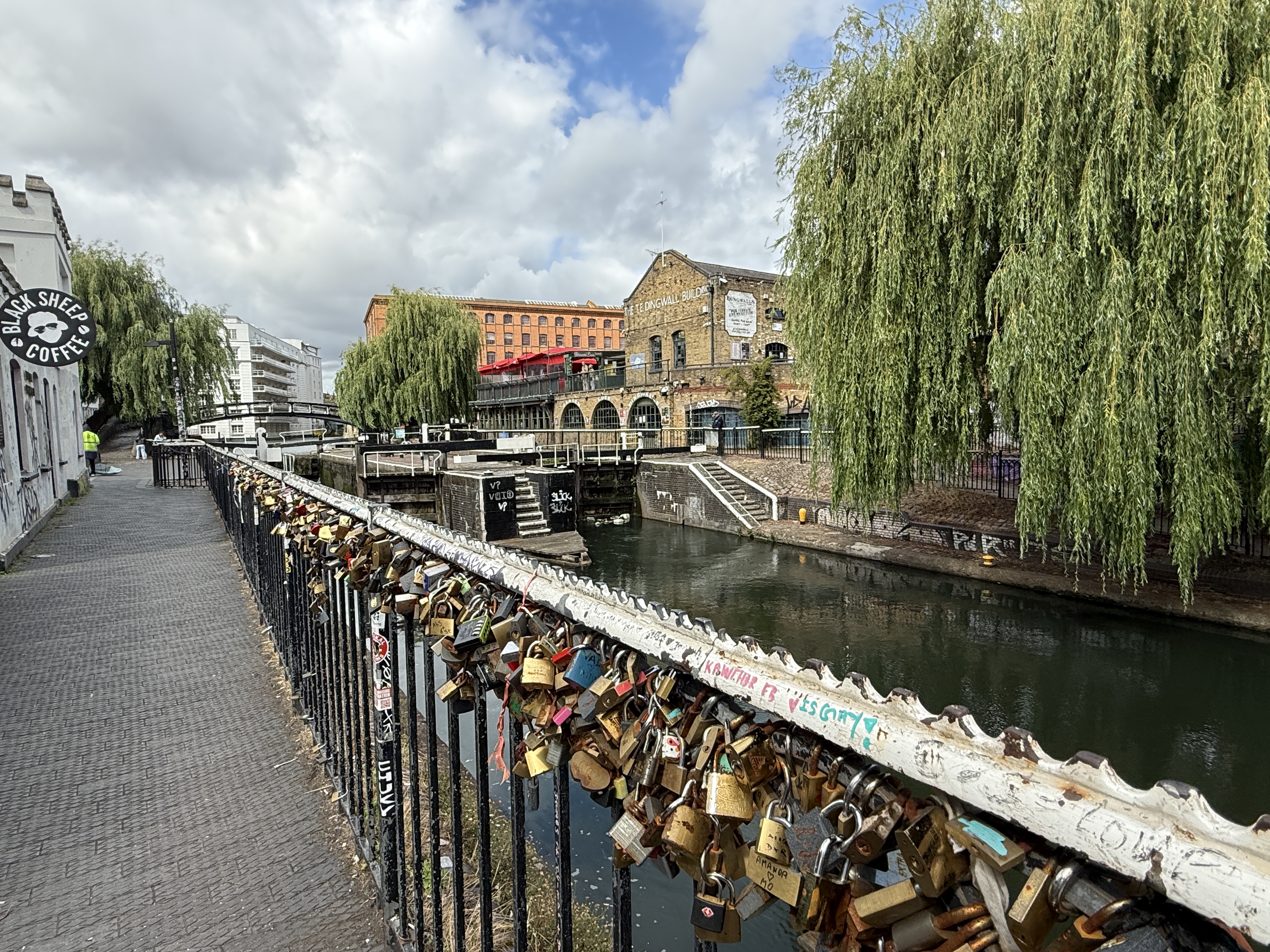 Locks on the Camden Locks path