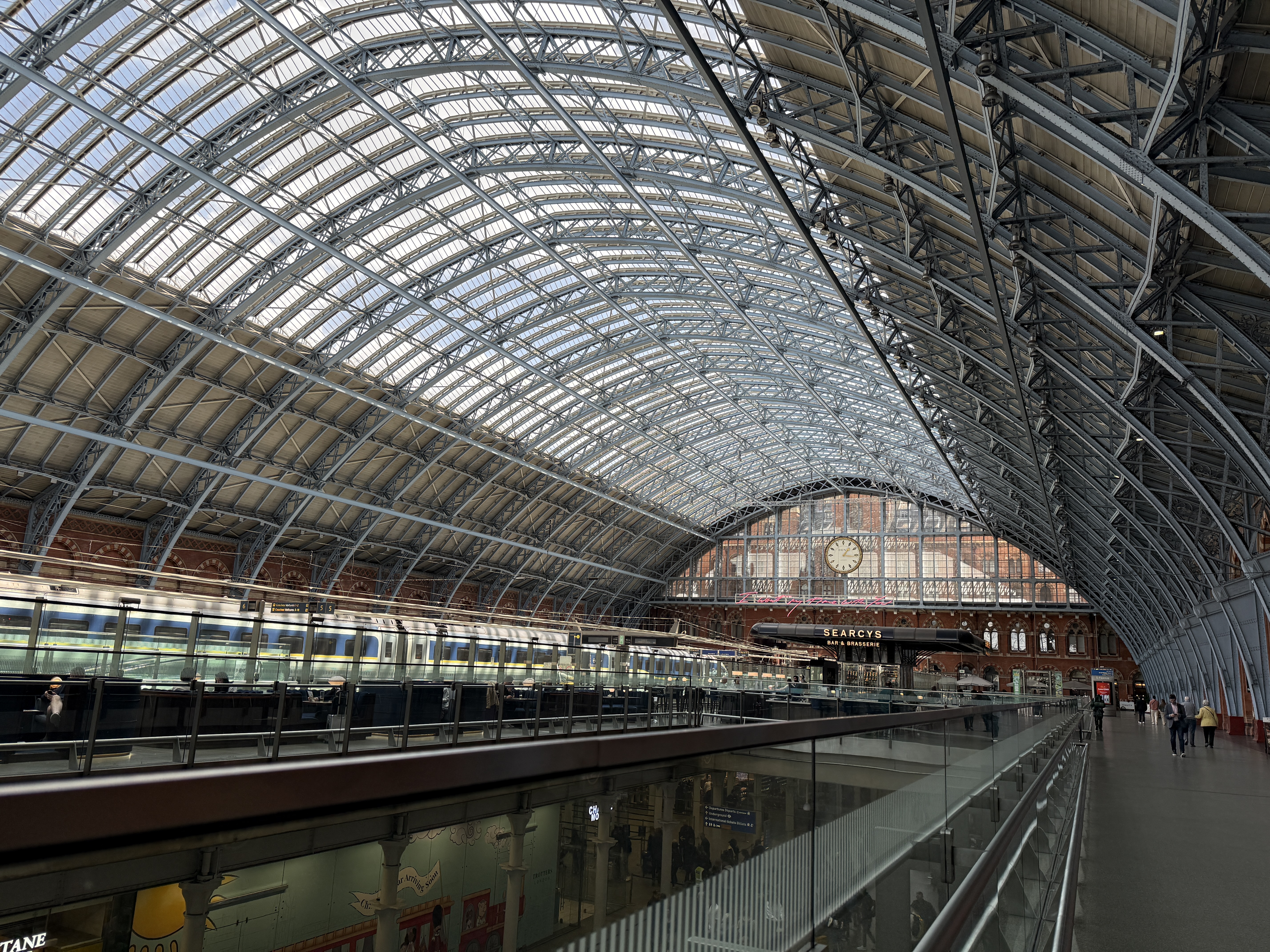 Inside St. Pancras Station
