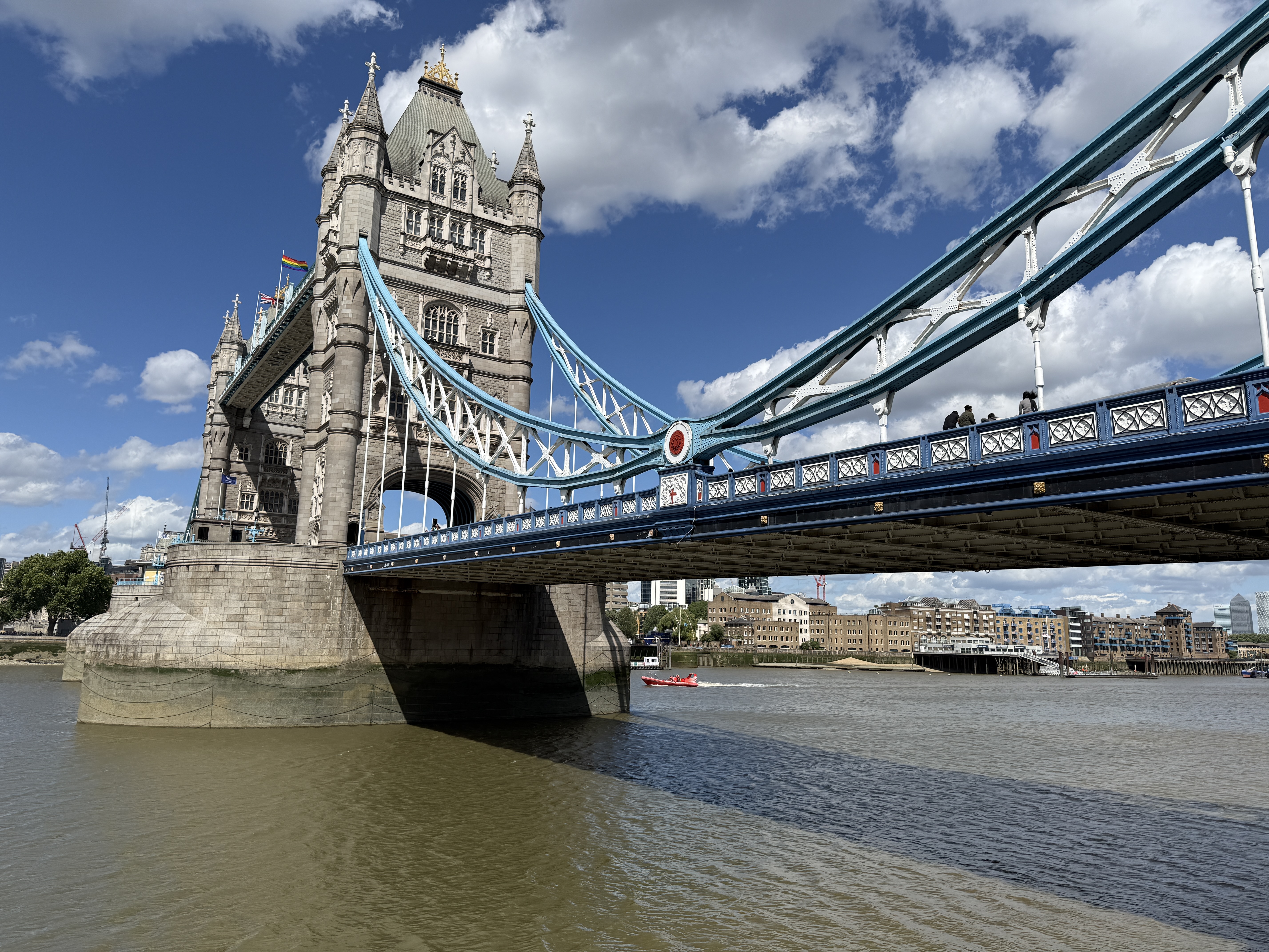 Tower Bridge from the Thames south bank