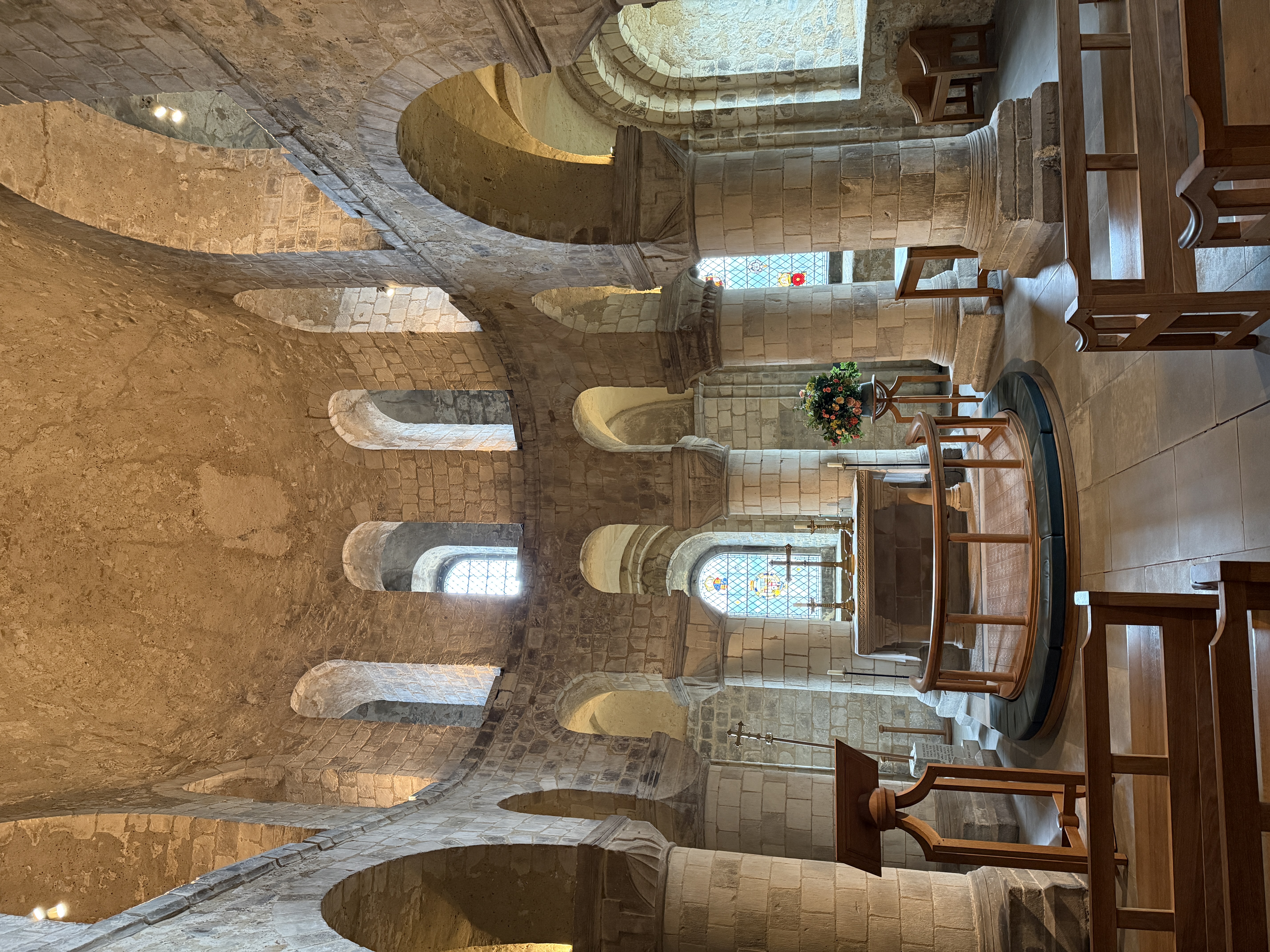 The Chapel of St. John in the White Tower, built by William the Conqueror