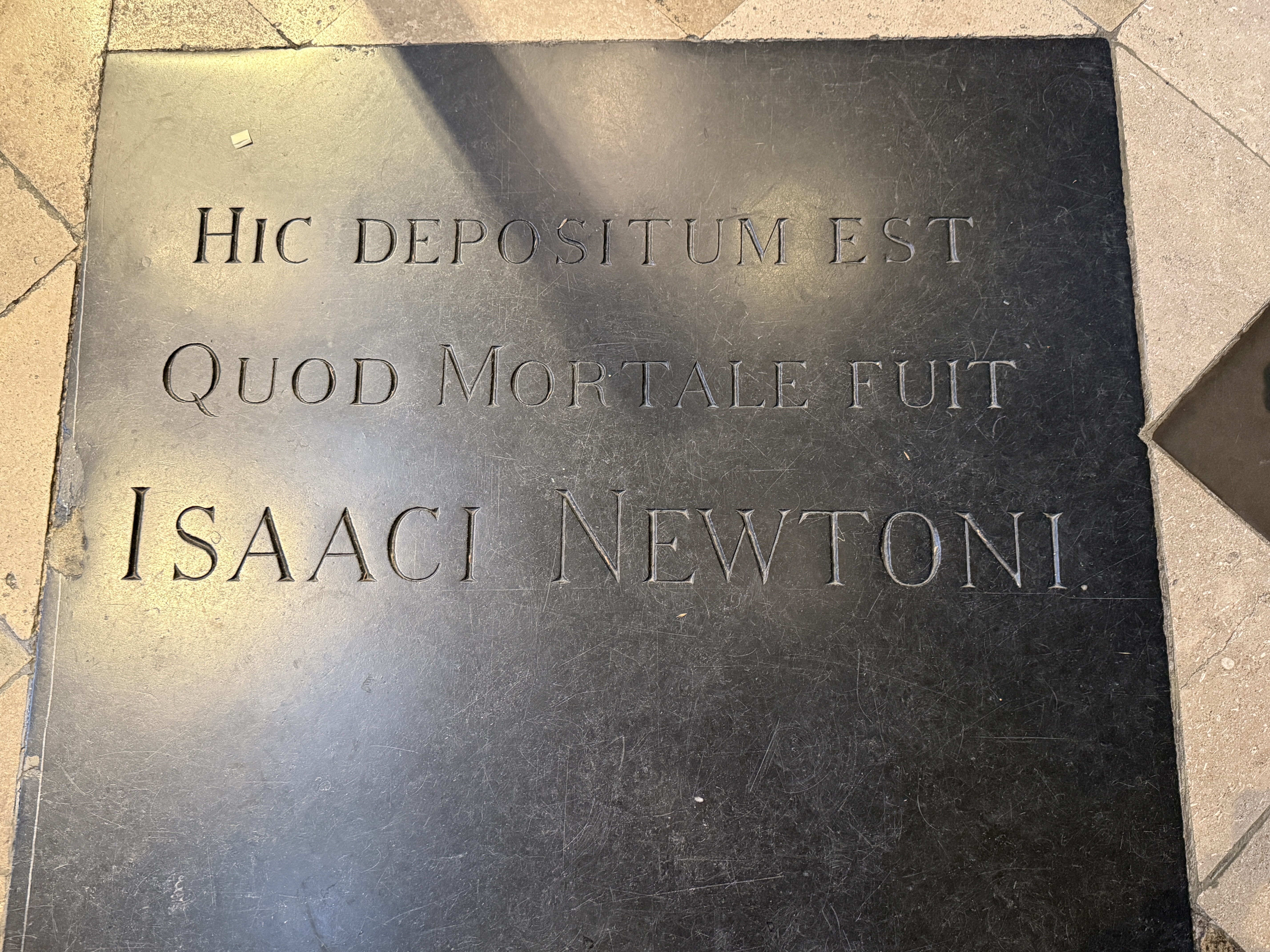 Newton's tomb