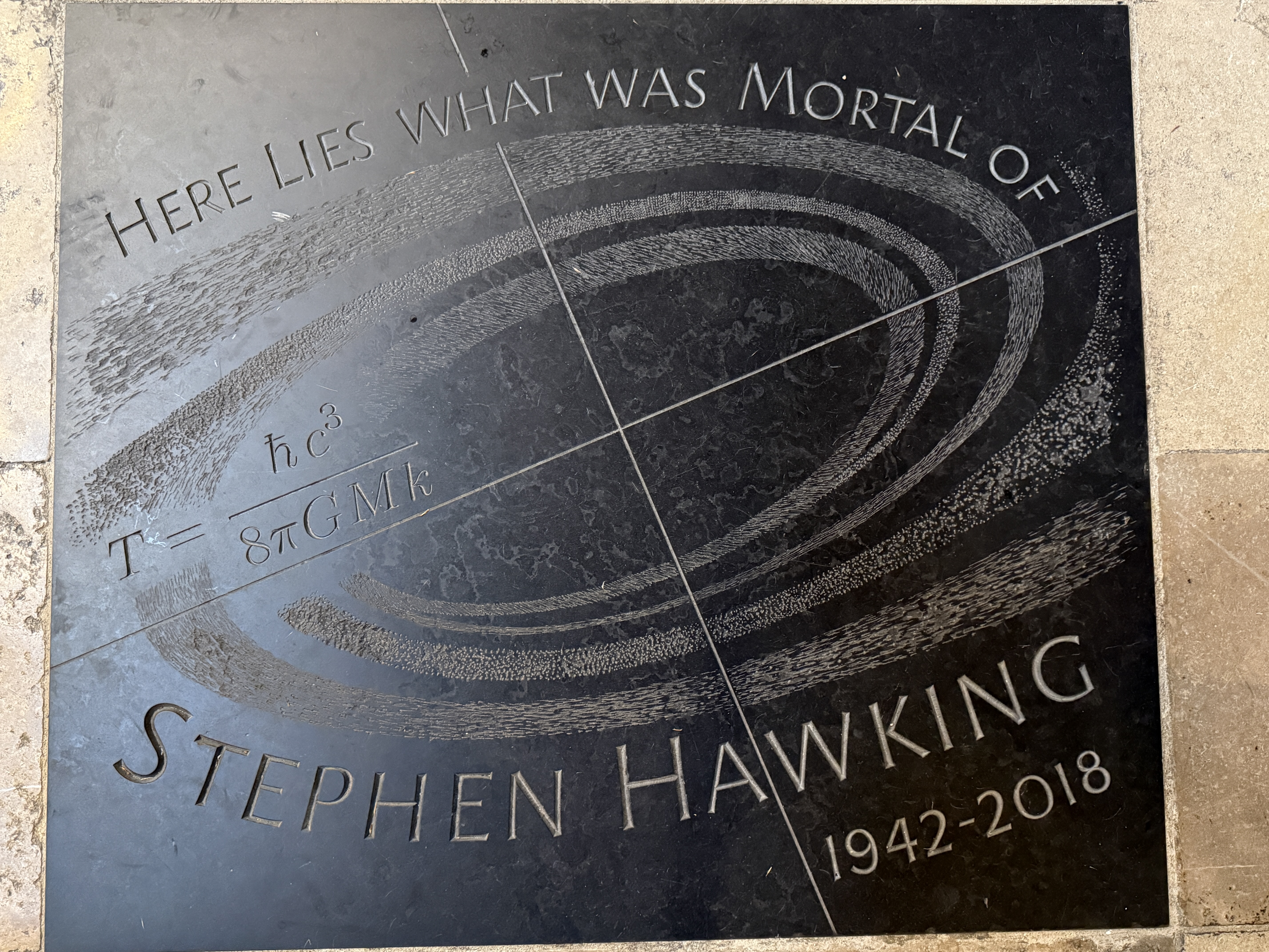 Stephen Hawking's tomb