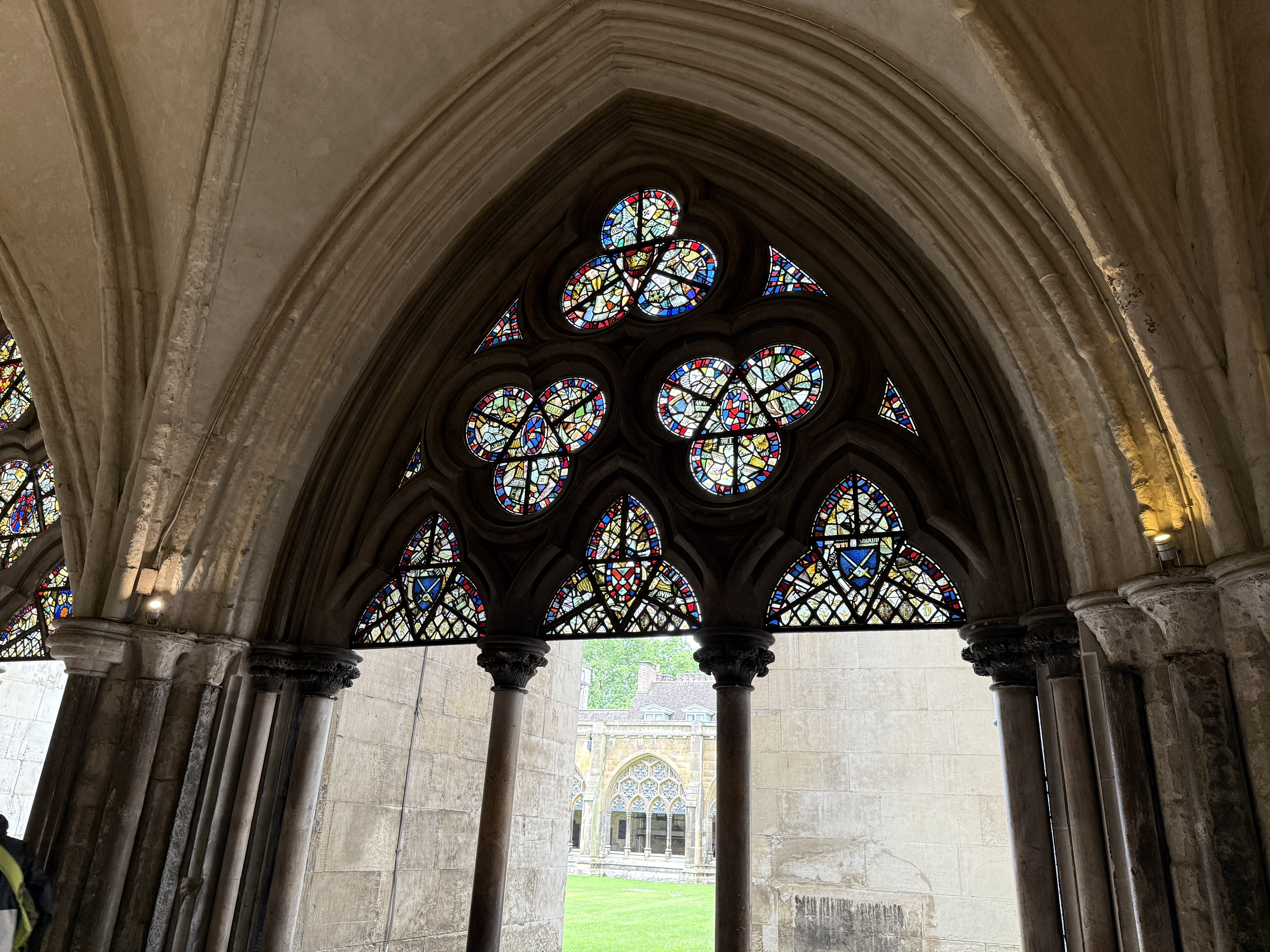 Cloister stained glass