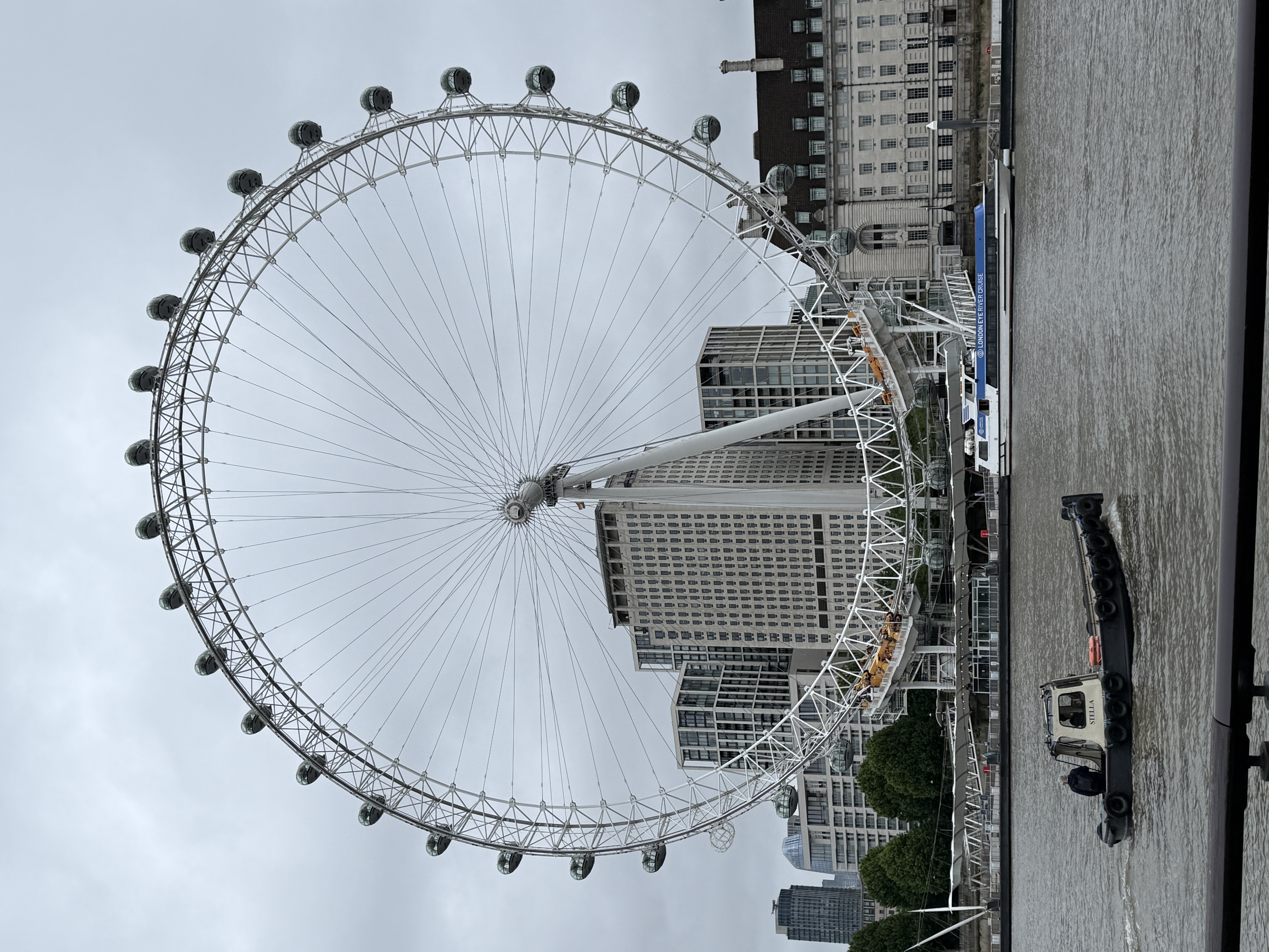 The London Eye from Westminster Pier
