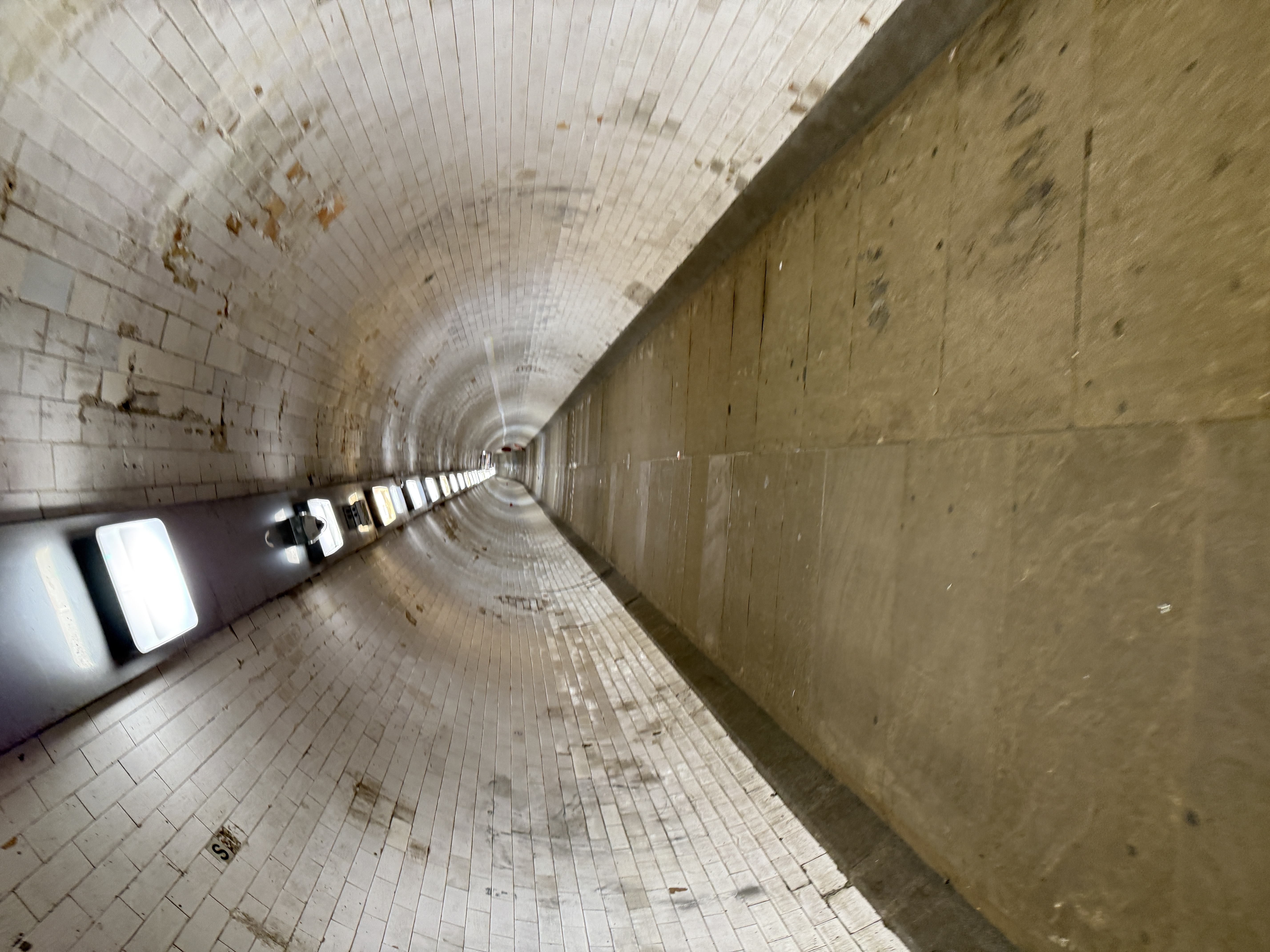 Foot tunnel beneath the Thames
