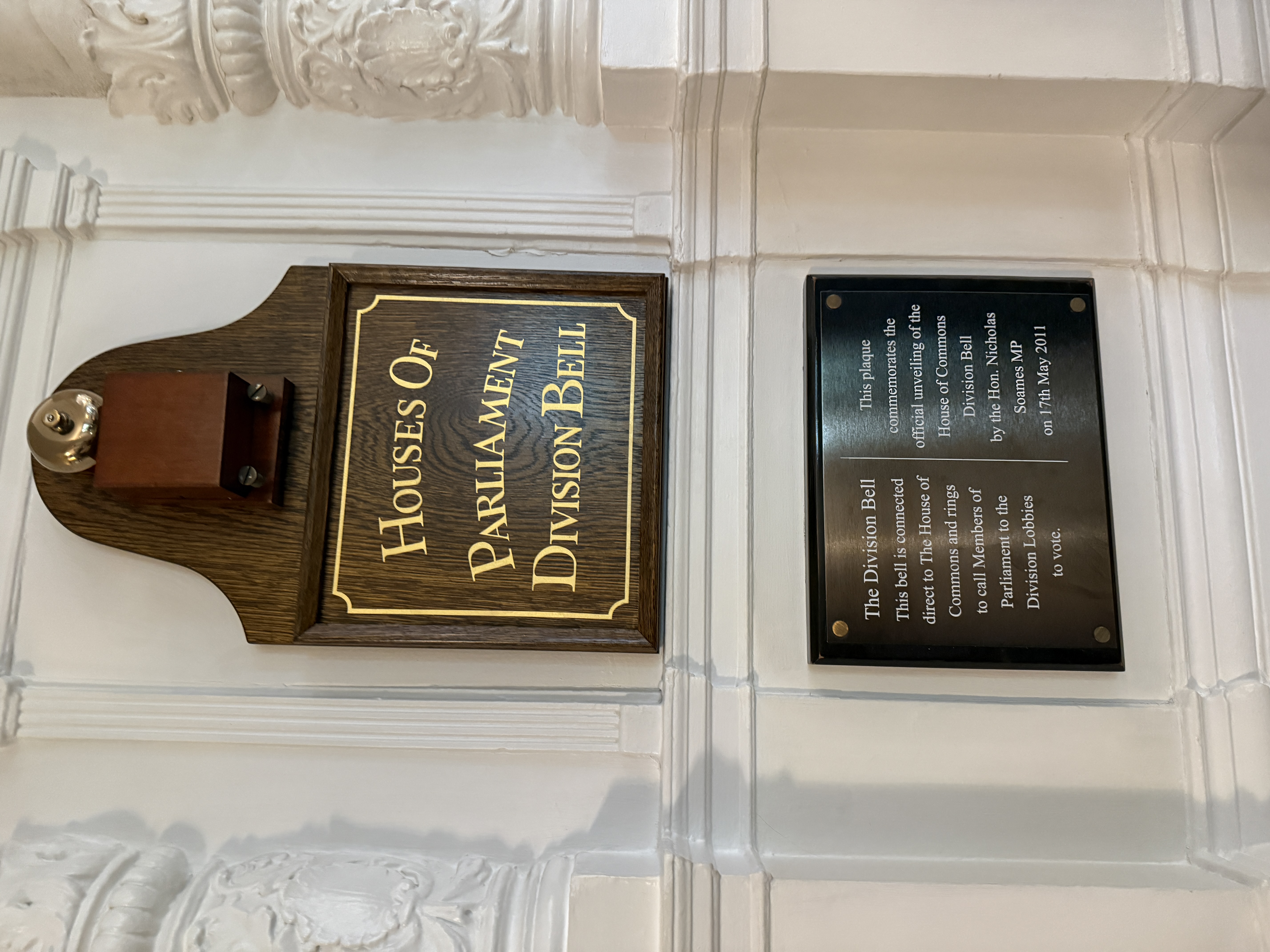 Division Bell at St. Ermin's