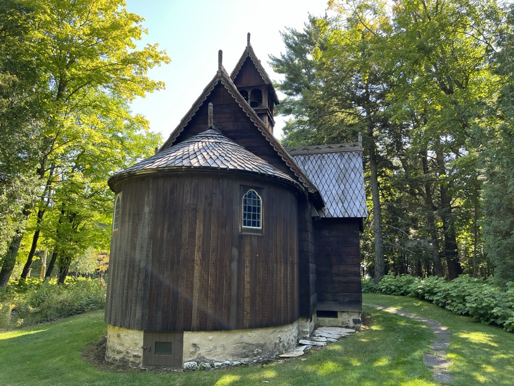 Round back of the Chapel