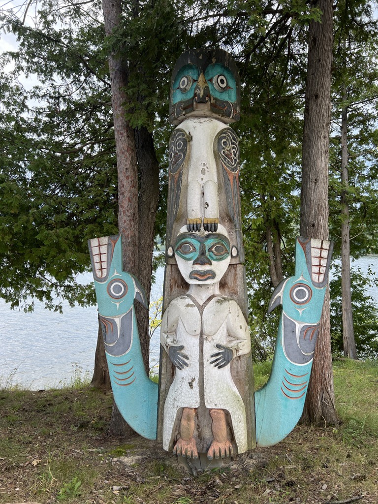 Camp Dudley totem, Westport, NY