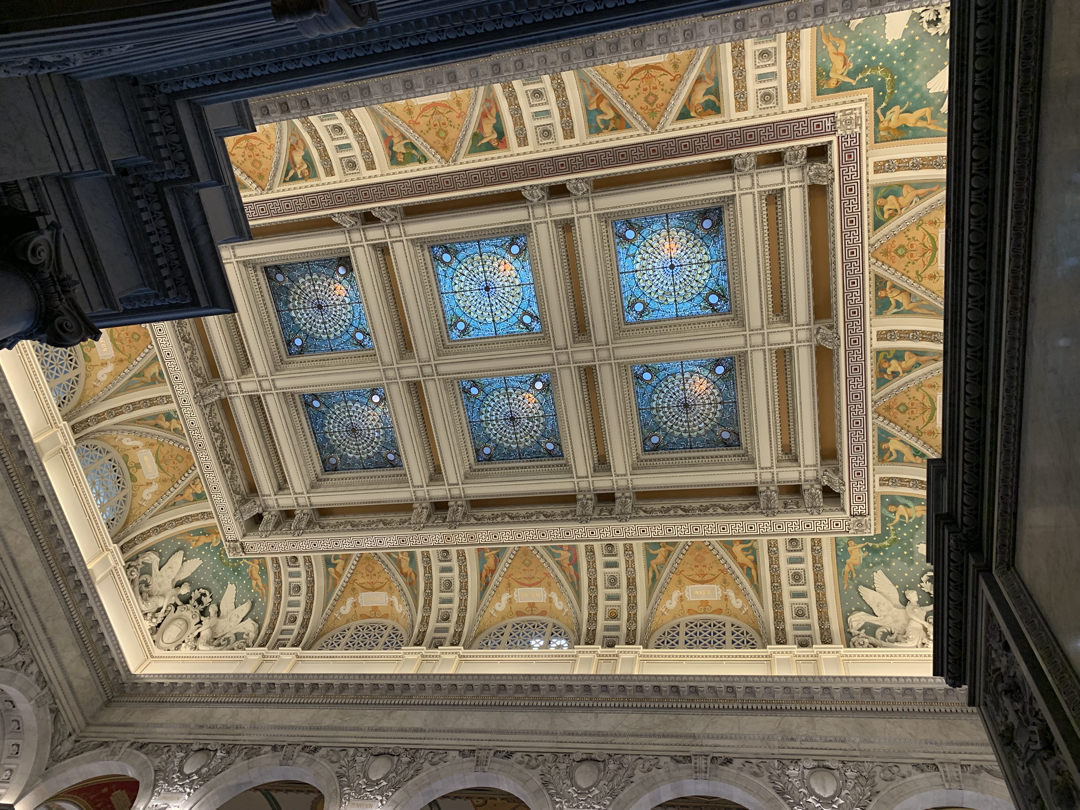 Ceiling of the LIbrary of Congress