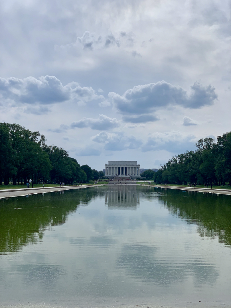 Lincoln Memorial, reflected