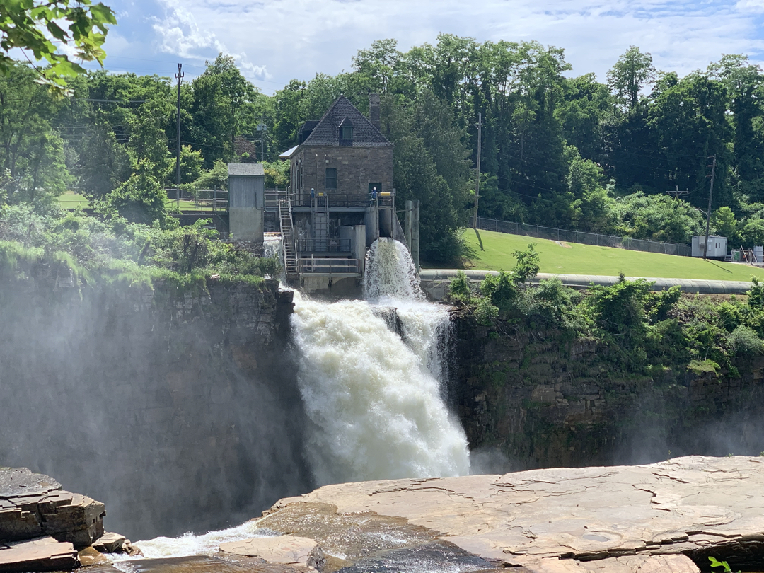 Rainbow Falls hydroelectric plant at Ausable Chasm