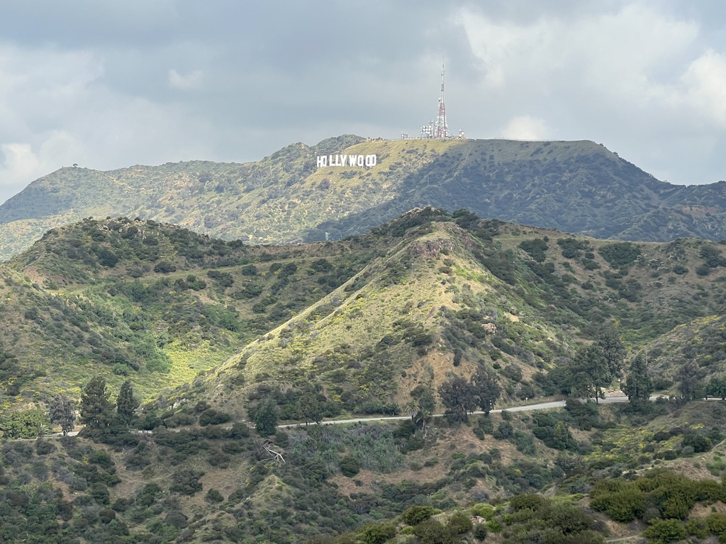 Hollywood sign from Griffith Park