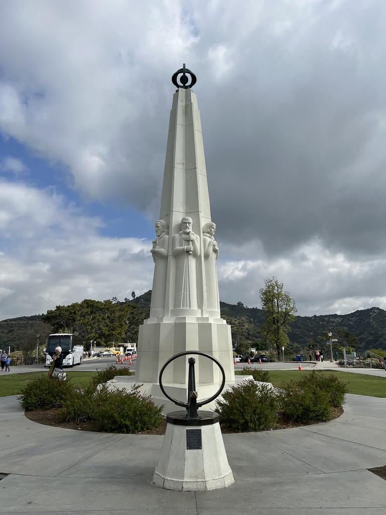 Griffith Observatory statue