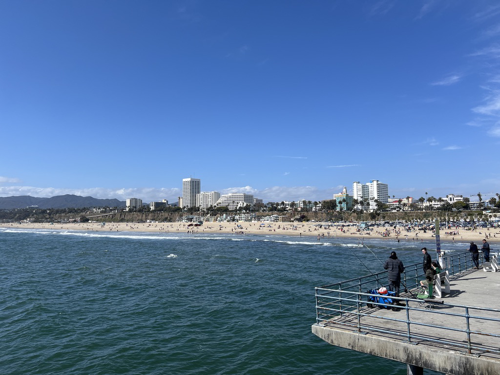 Santa Monica from the pier