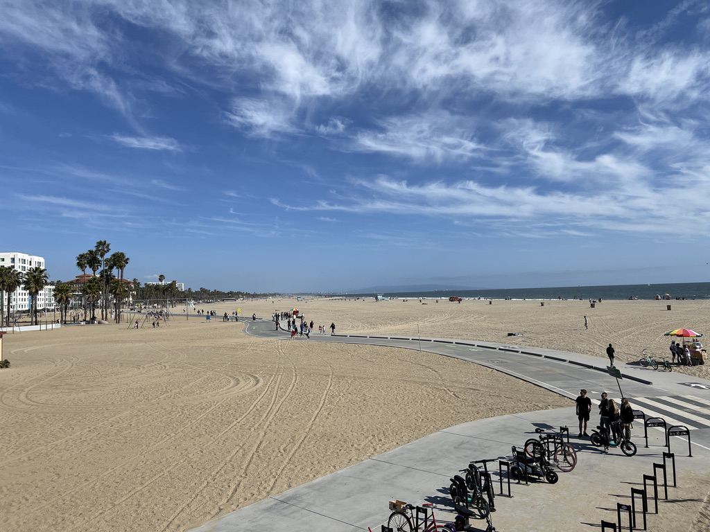 Wide beaches of Santa Monica