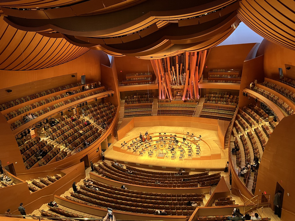 Inside the Walt Disney Concert Hall