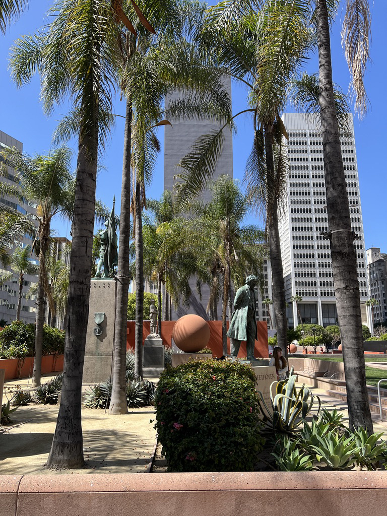 Pershing Square Beethoven statue