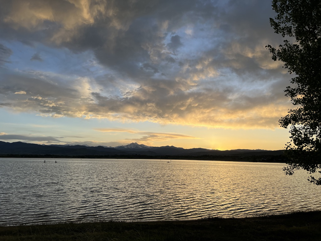 Late May sunset at McIntosh Lake