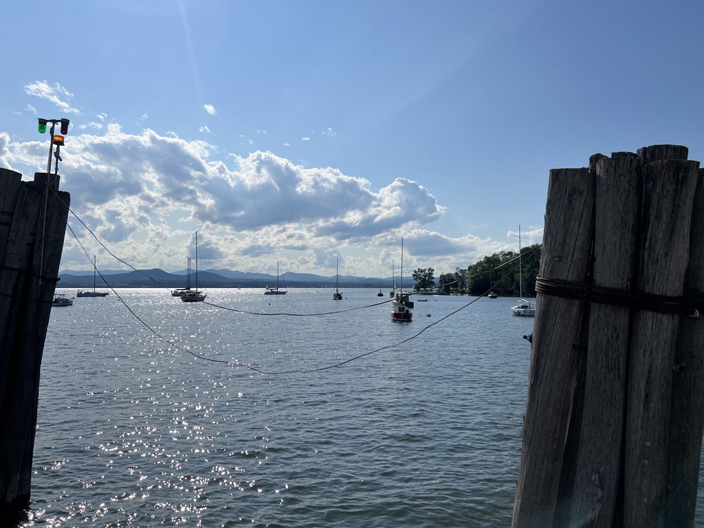 Lake Champlain from the Charlotte, VT ferry dock