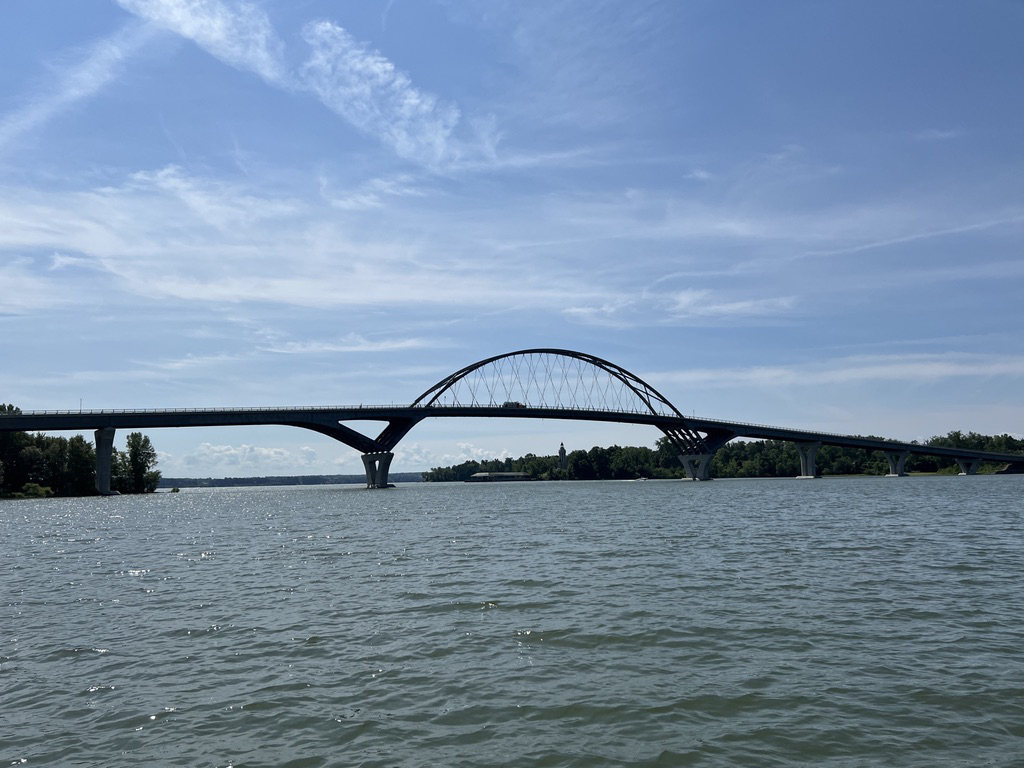 The Lake Champlain Bridge, from Crown Point, NY to Chimney Point, VT