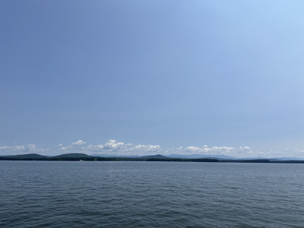 Lake Champlain looking towards VT