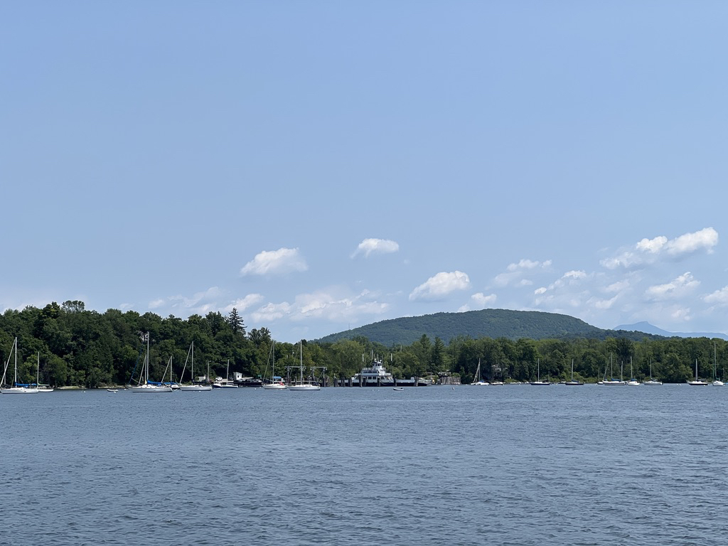 Arriving at Charlotte, VT