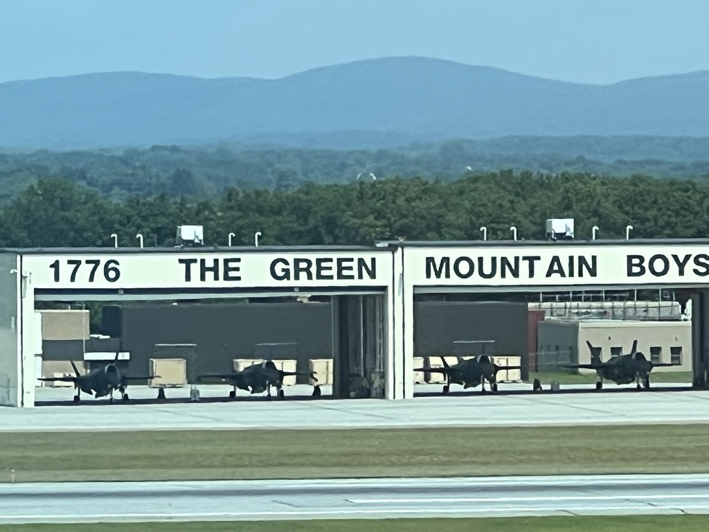 F35s from the observation tower