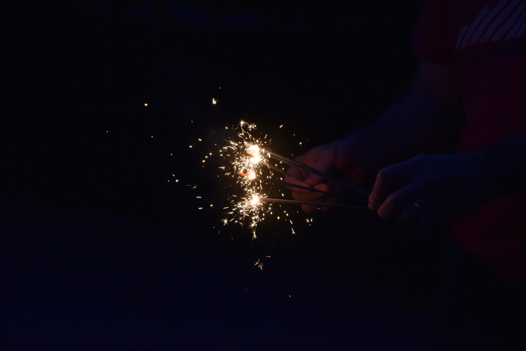 Fourth of July sparks