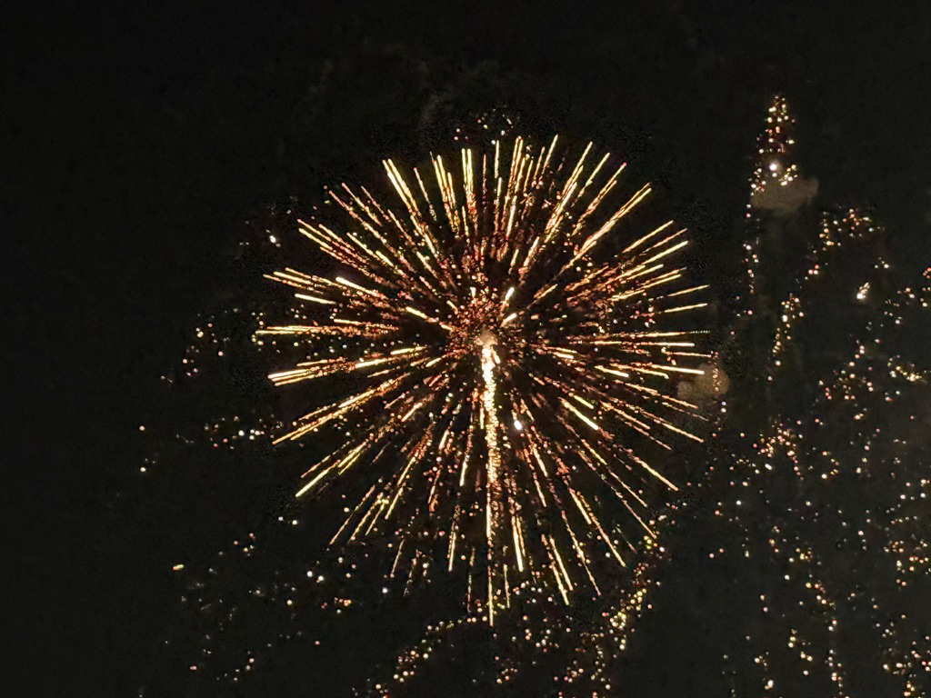 Golden sparks