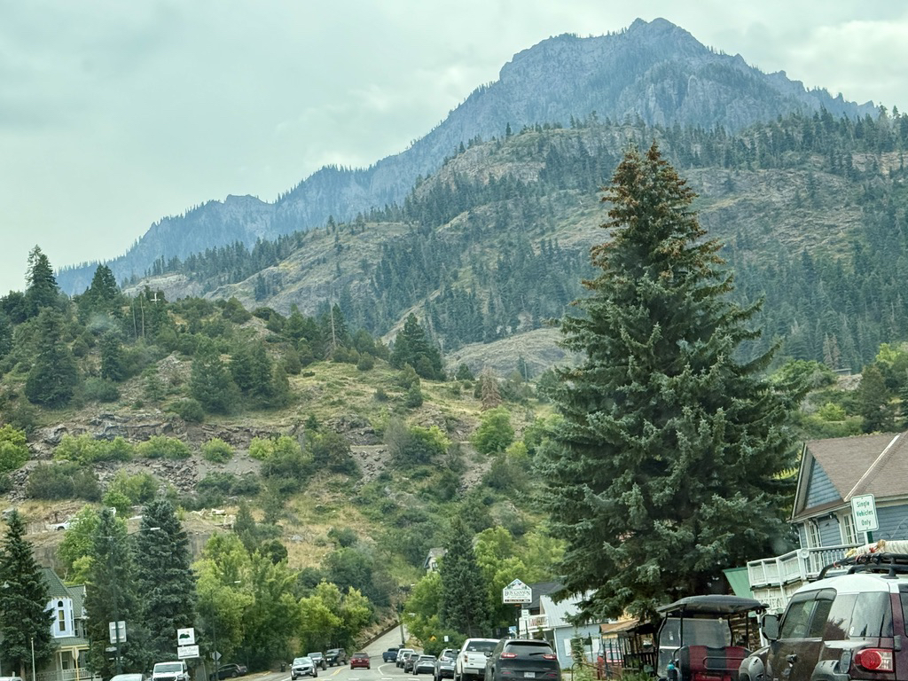 Leaving Ouray on the Million Dollar Highway