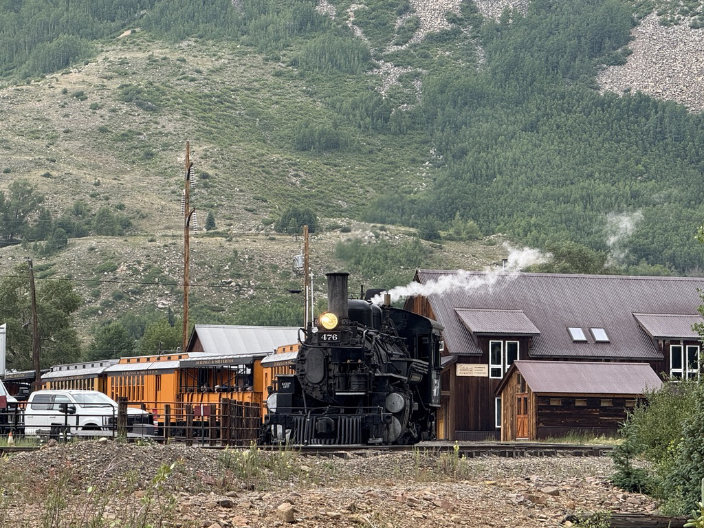 Durango & SIlverton RR heading back to Durango