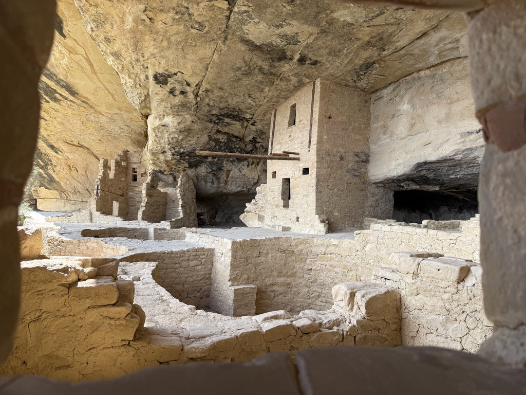 Peeking through a window into the second chamber