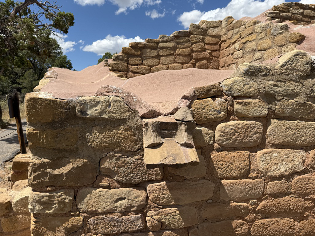 Detail on the Sun Temple, with what looks like water drainage
