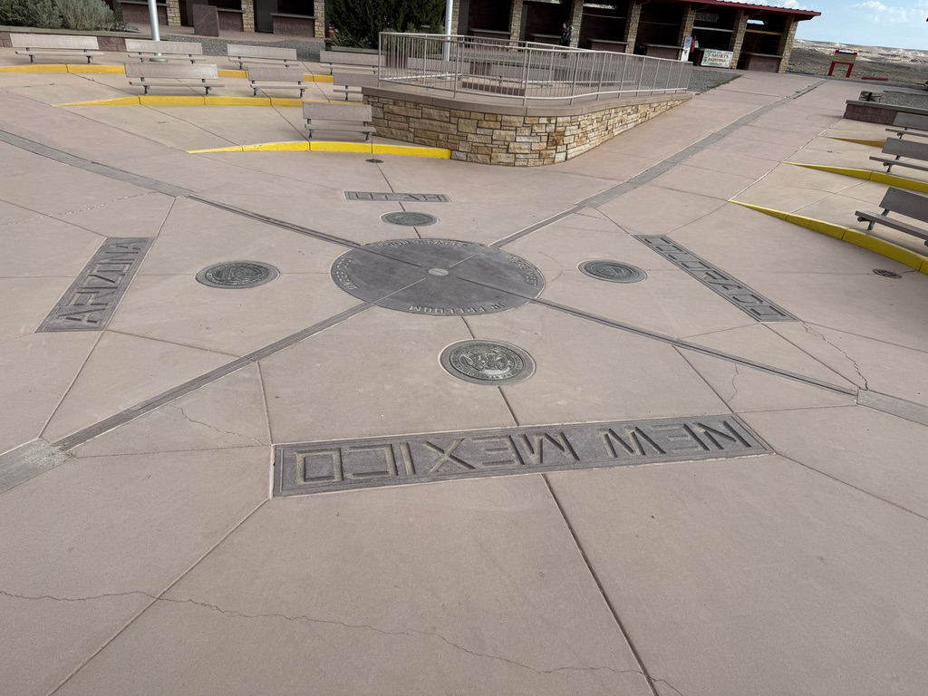 Four Corners National Monument - Colorado, New Mexico, Arizona and Utah