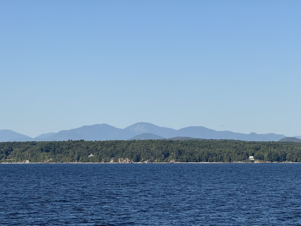 White Face mountain in the Adirondacks of NY from the ferry