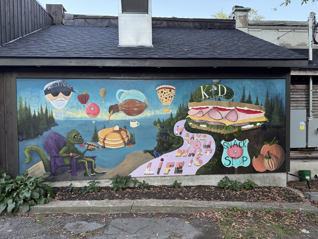 Mural in Westport, NY