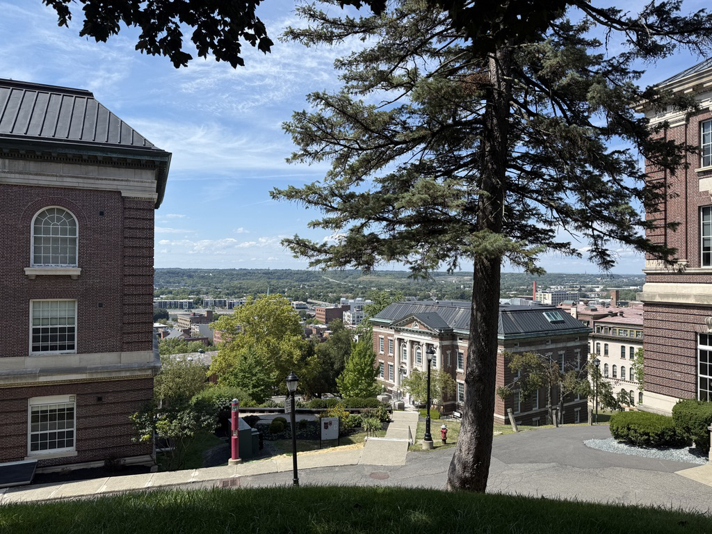 A view from RPI overlooking Troy, NY
